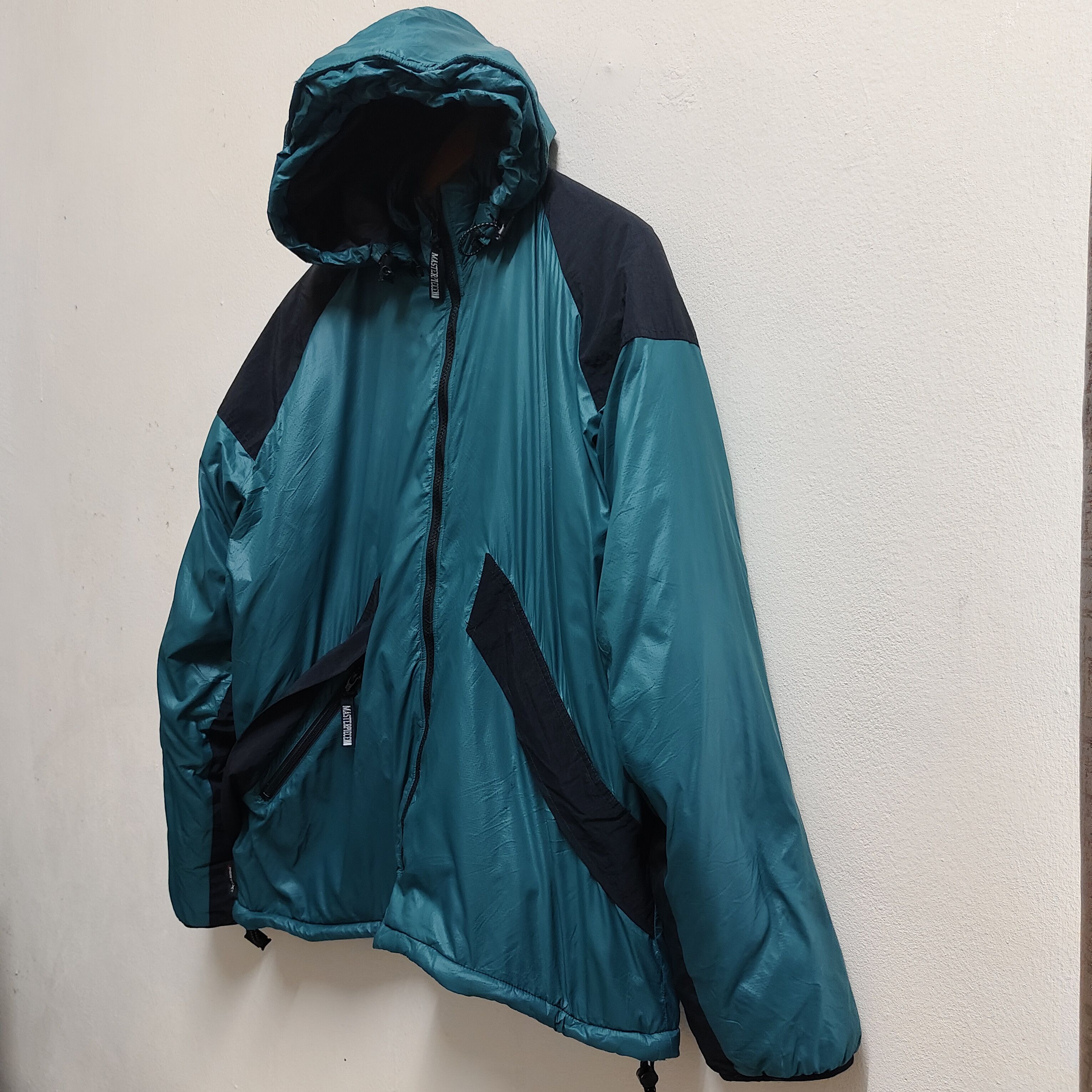 Japanese Brand × MasterPiece Masterpiece Pertex Green Black Puffer Jacket Size US L / EU 52-54 / 3 - 9 Thumbnail