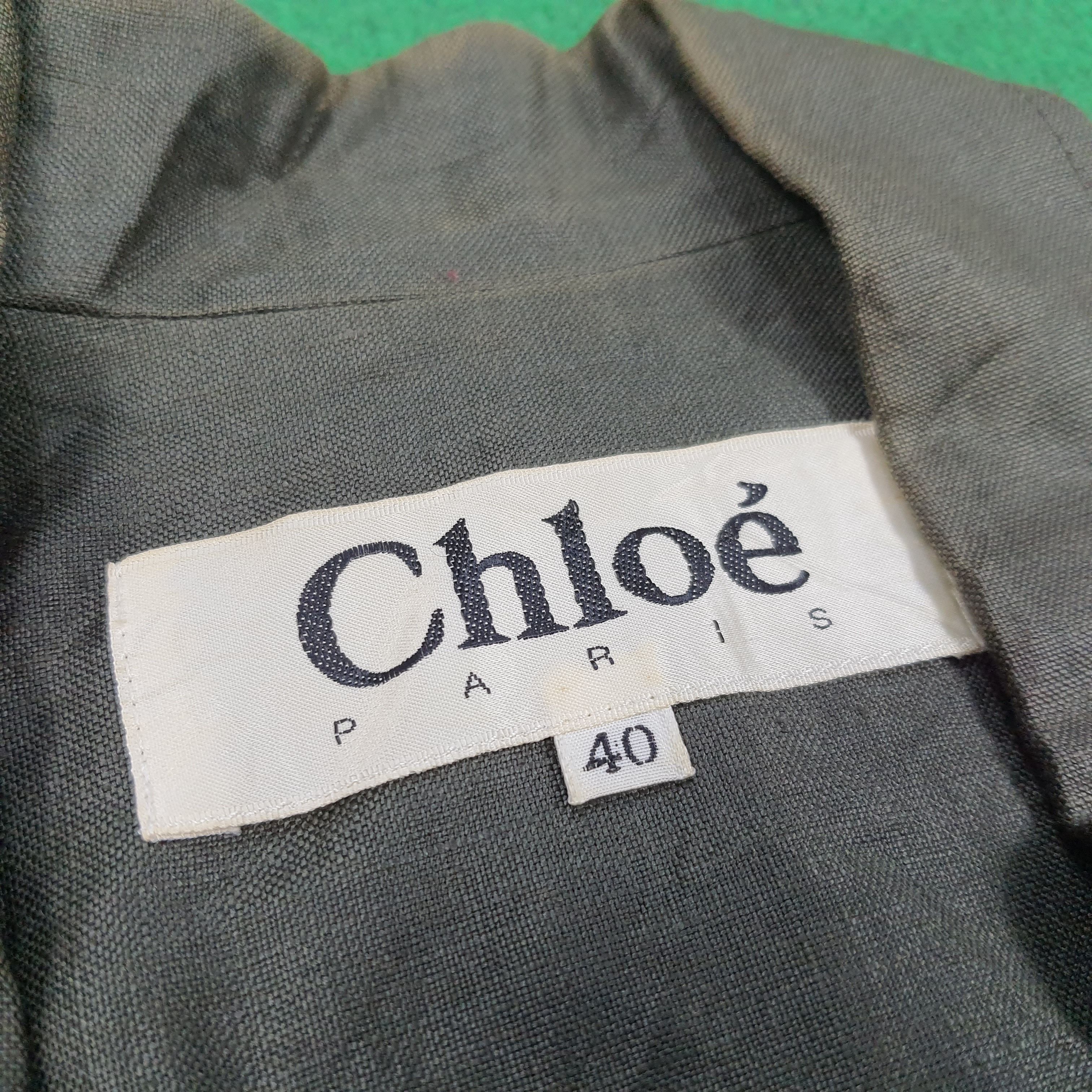 Vintage Vintage Chloe Paris Designer Luxury Blazers Size US XS / EU 42 / 0 - 4 Thumbnail