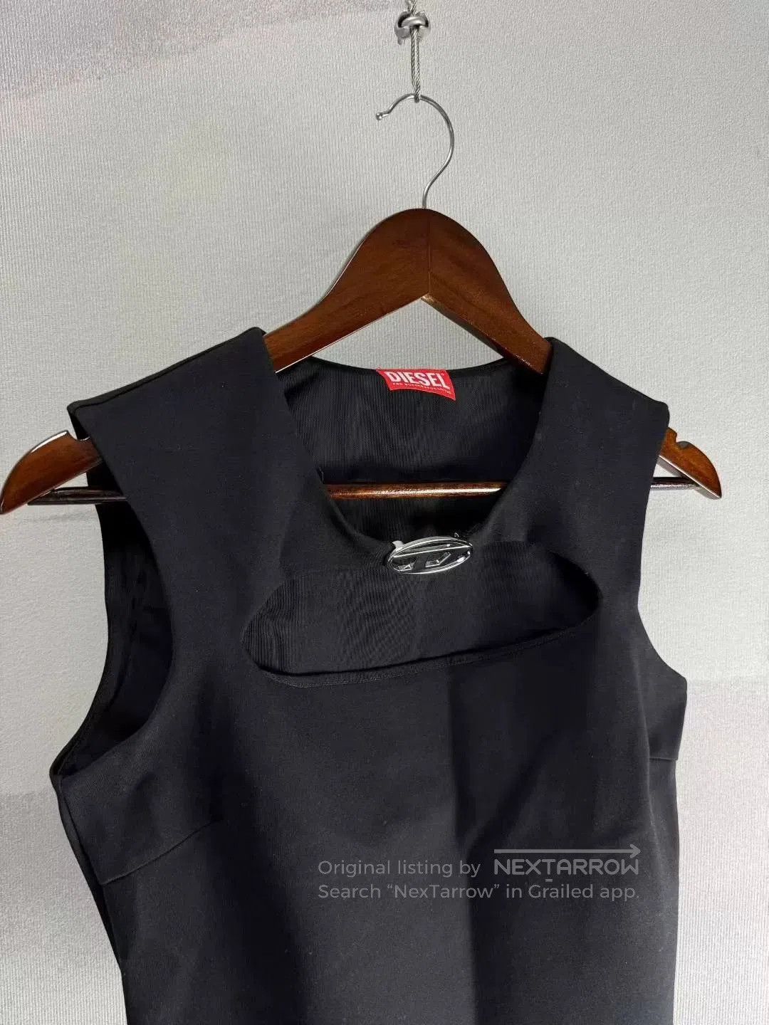 Diesel Diesel Black Sleeveless Hollow Tank M. Size M / US 6-8 / IT 42-44 - 2 Thumbnail