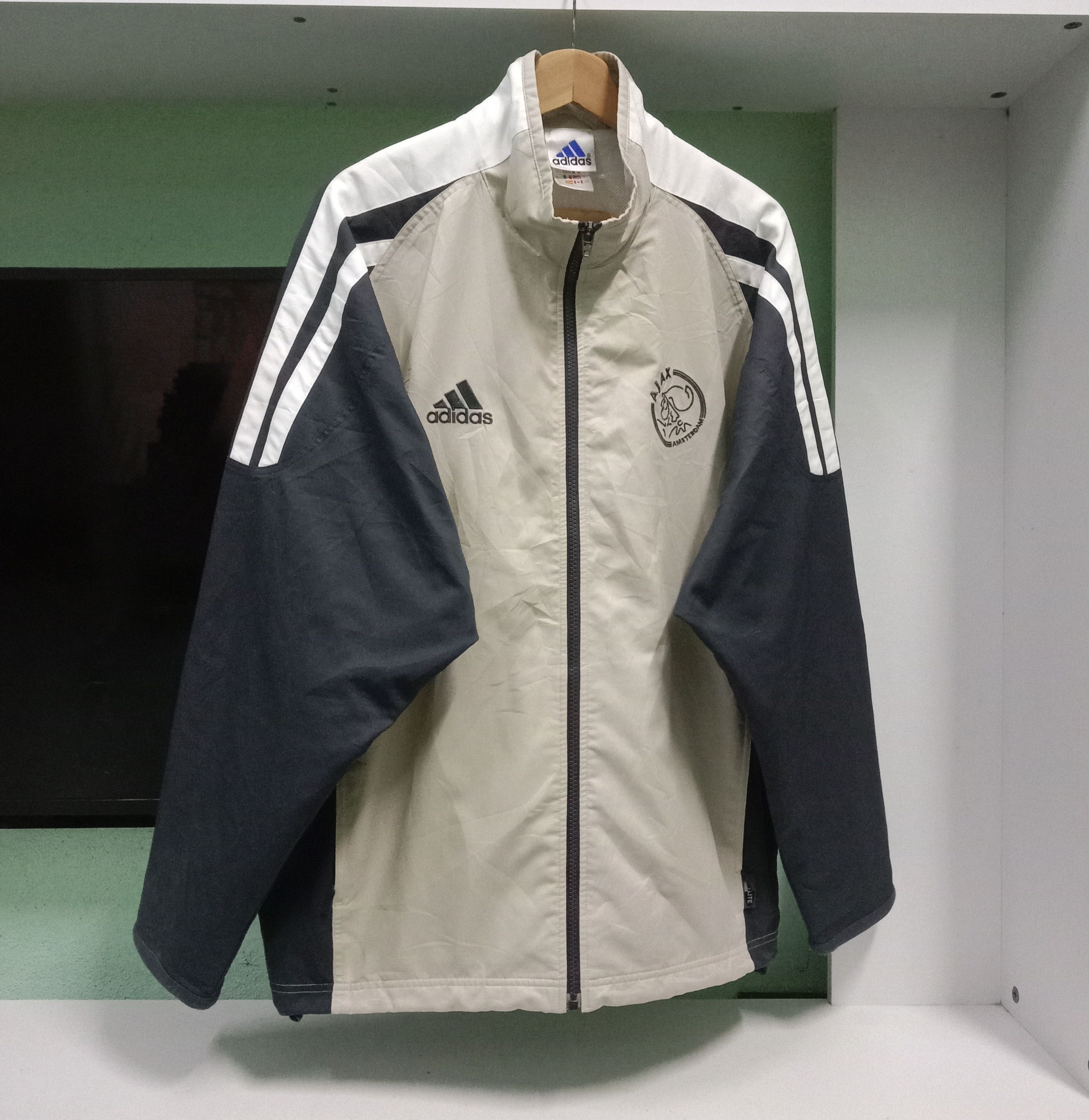 Adidas ADIDAS CLIMALITE Ajax Amsterdam Track Jacket Size US M / EU 48-50 / 2 - 2 Thumbnail