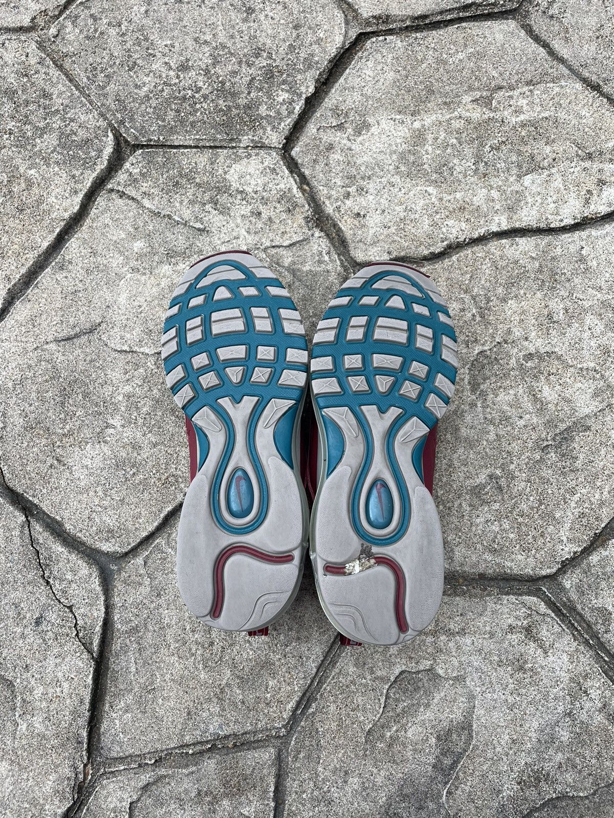 Nike 2018 Nike Air Max 97 “Tumbled Leather” Low Top Sneakers Size US 10 / EU 43 - 7 Thumbnail