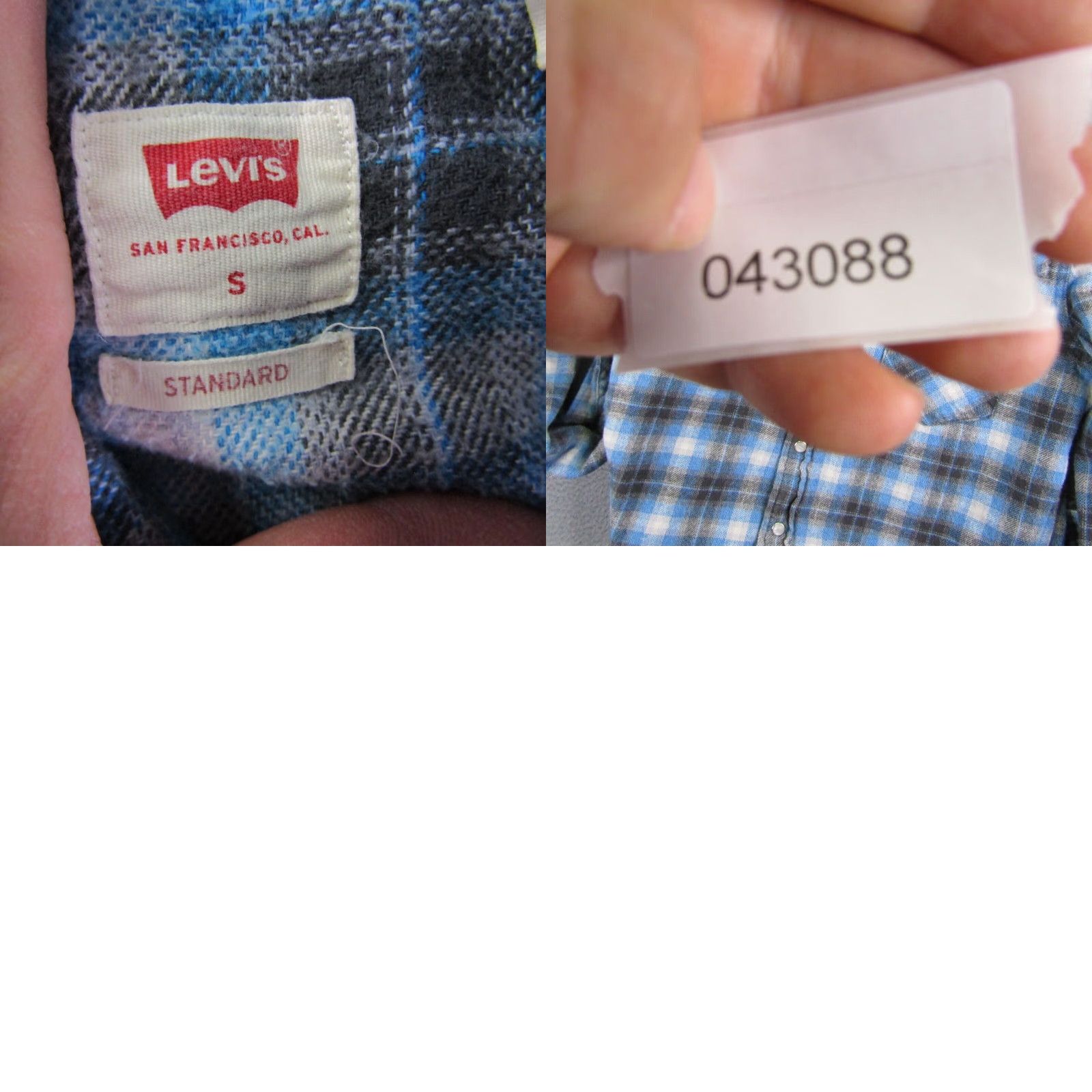Levi's Levi's Western Flannel Shirt Mens Small Cotton Plaid Long Sleeve Cowboy Casual Outdoor Western Men Size US S / EU 44-46 / 1 - 8 Thumbnail