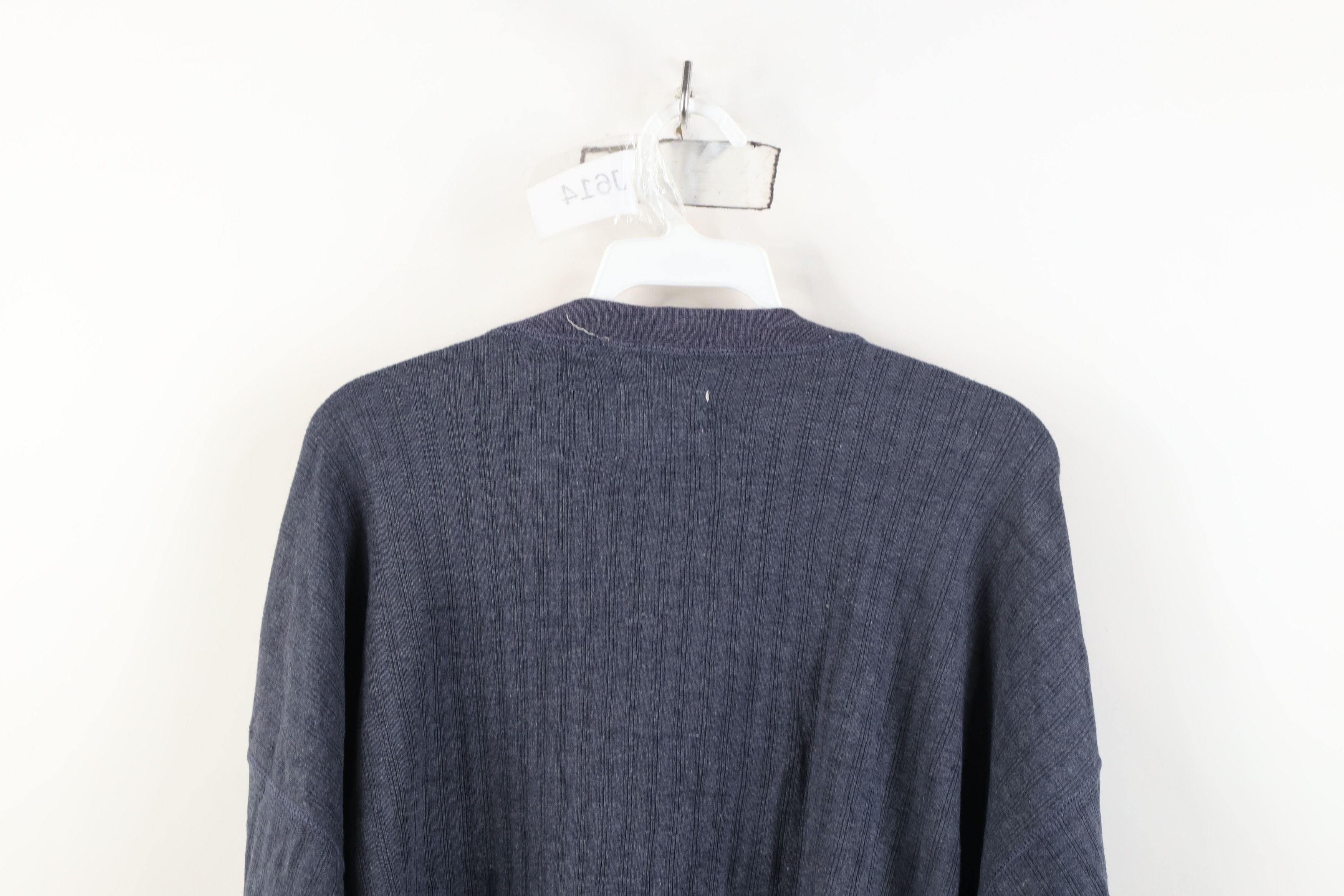 Vintage Vintage 90s Streetwear Knit Long Sleeve Henley T-Shirt Size US XL / EU 56 / 4 - 13 Thumbnail