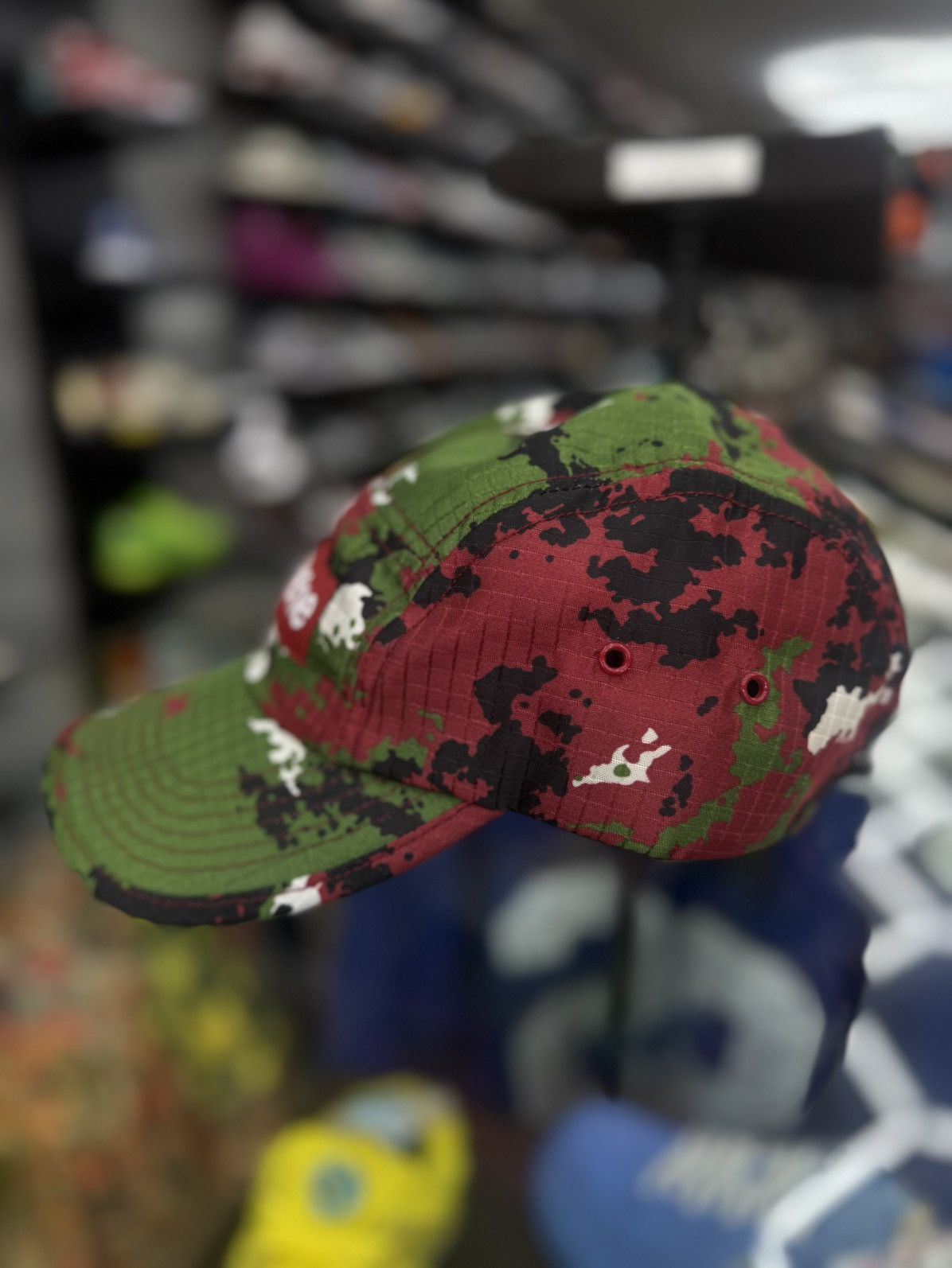 Supreme Supreme Green Camo FW21 Ripstop Hat 🧼 Size ONE SIZE - 5 Thumbnail