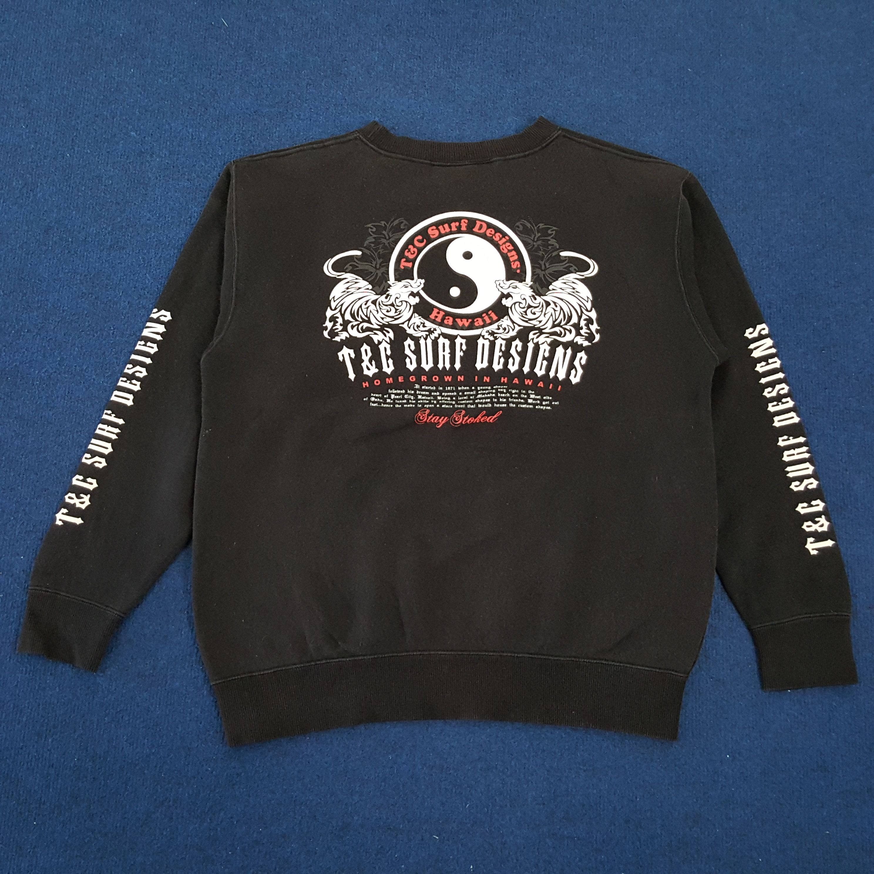 Vintage Vintage T&C Surf Surfing Skatewear Sweatshirts Size US M / EU 48-50 / 2 - 1 Thumbnail