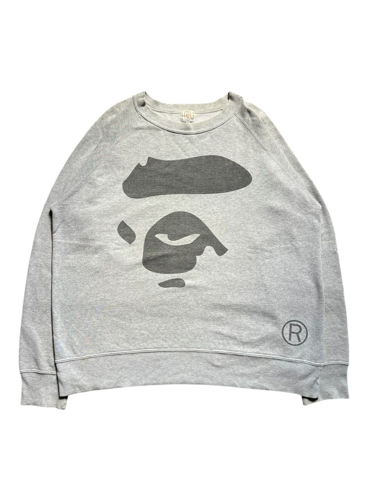 Bape × Vintage Vintage A Bathing Ape Oosaru Face Sweat L Initial Size US L / EU 52-54 / 3 - 1 Thumbnail