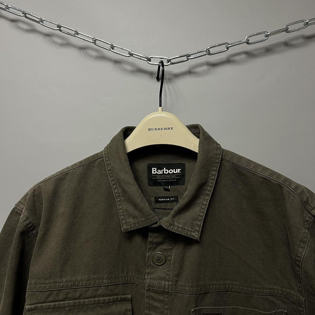 Barbour Barbour Lingfield Canvas Overshirt Garment Dye Jacket SS25 Size US XL / EU 56 / 4 - 3 Thumbnail