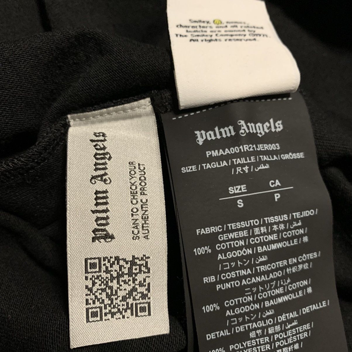 Palm Angels Palm Angels Small Burning Head Logo Black Tee Size US S / EU 44-46 / 1 - 7 Thumbnail