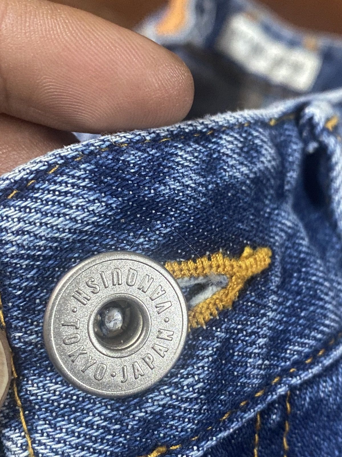 Vanquish Vanquish Japan Faded Blue Jeans distressed Size US 34 / EU 50 - 8 Thumbnail