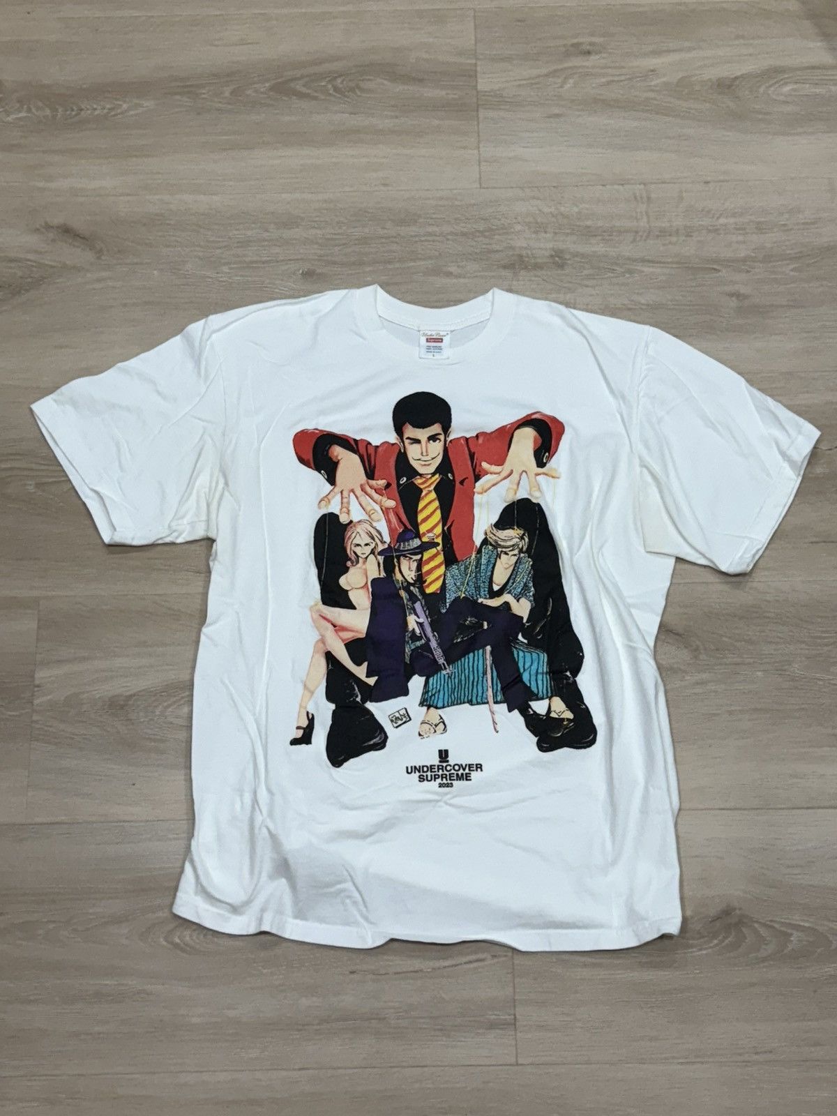 SUPREME × UNDERCOVER Lupin Tee BLACK S Supreme UNDERCOVER Lupin Tee Black Men's - SS23 - US