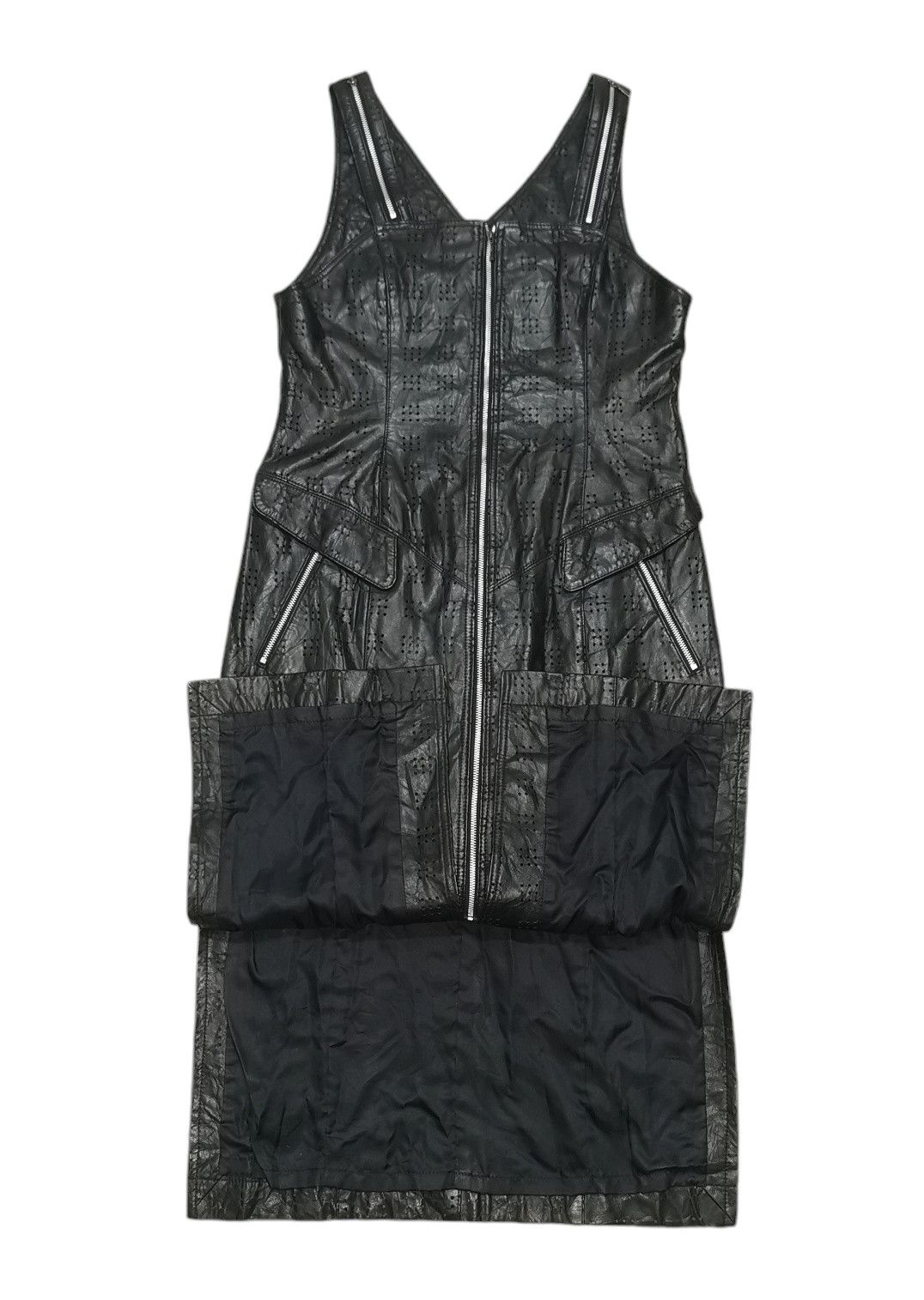Designer × Japanese Brand × Leather Cizenne Leather Dress Size XS / US 0-2 / IT 36-38 - 3 Thumbnail