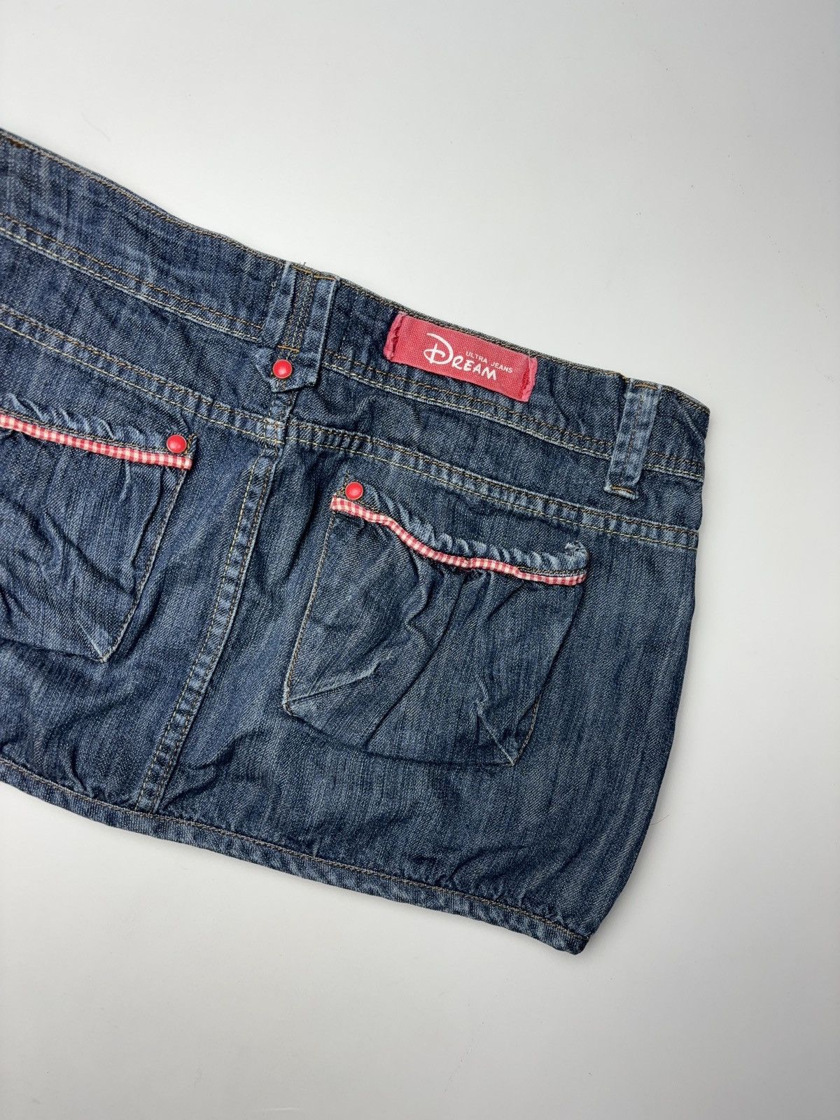 Vintage Vintage balloon style mini denim skirt Size 30" / US 8 / IT 44 - 7 Thumbnail