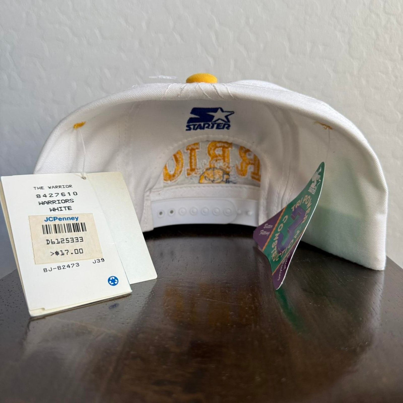 Starter Vintage 90s warriors starter tri power snapback Size ONE SIZE - 3 Thumbnail