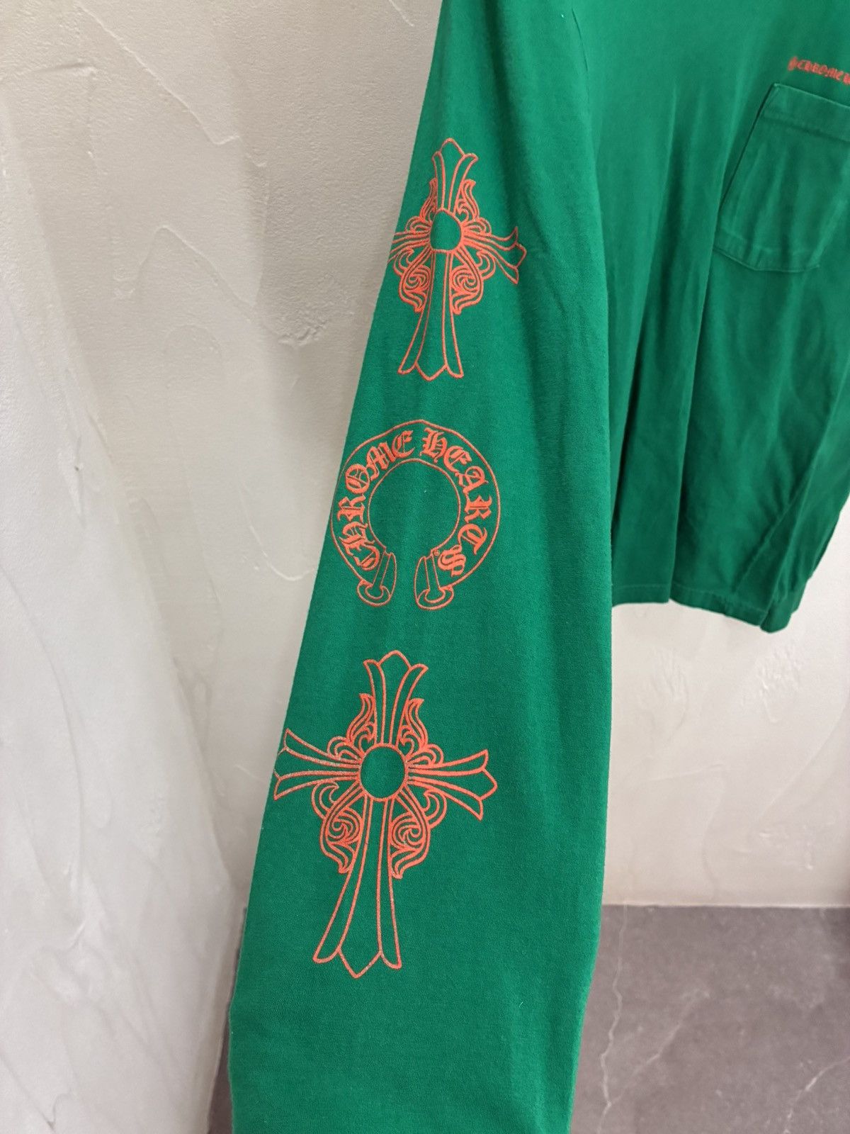 Chrome Hearts CHROME HEARTS HORSESHOE CROSS LOGO LONG SLEEVE T-SHIRT Size US M / EU 48-50 / 2 - 2 Thumbnail