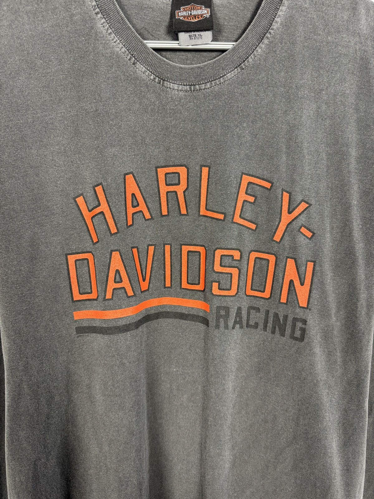 Harley Davidson Vintage Harley Davidson Racing Long Sleeve T-Shirt Moto XL Size US XL / EU 56 / 4 - 6 Thumbnail