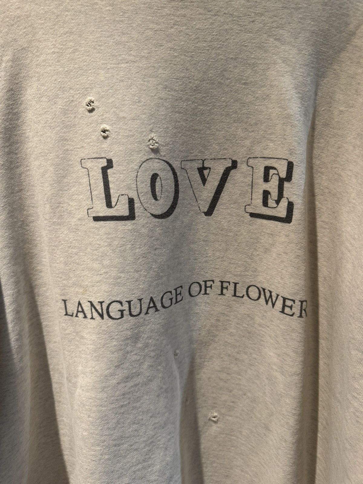 Saint Michael Love Orchid Crewneck Distressed Paint Splattered Faded Soft Size US XL / EU 56 / 4 - 5 Thumbnail