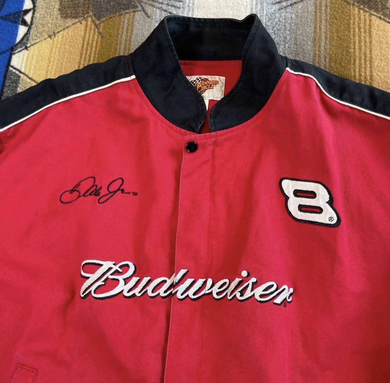 NASCAR × Vintage Vintage Racing Jacket Size US XL / EU 56 / 4 - 4 Thumbnail