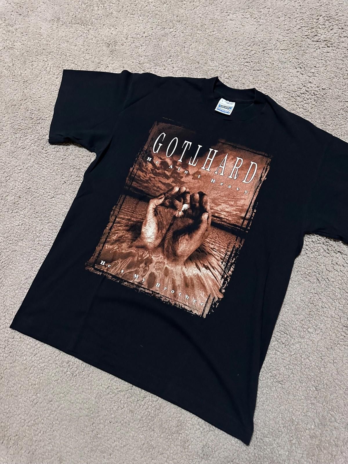Fruit Of The Loom Vintage Gotthard 2000’s Screen Stars T-Shirt Size L USA Size US L / EU 52-54 / 3 - 2 Thumbnail