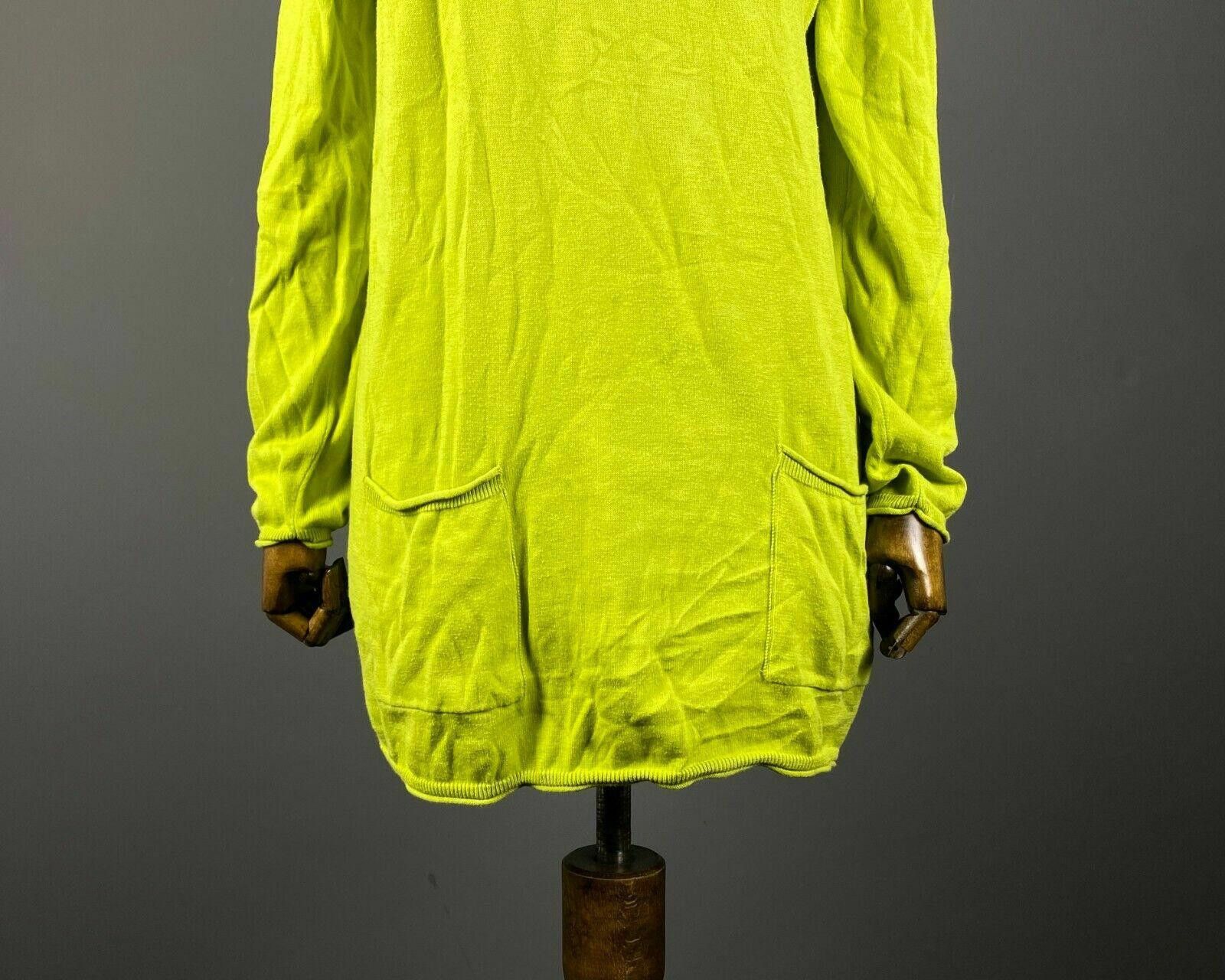 Designer Deerberg by Oska Yellow Green Pocket Tunic Dress Size S Size S / US 4 / IT 40 - 3 Thumbnail