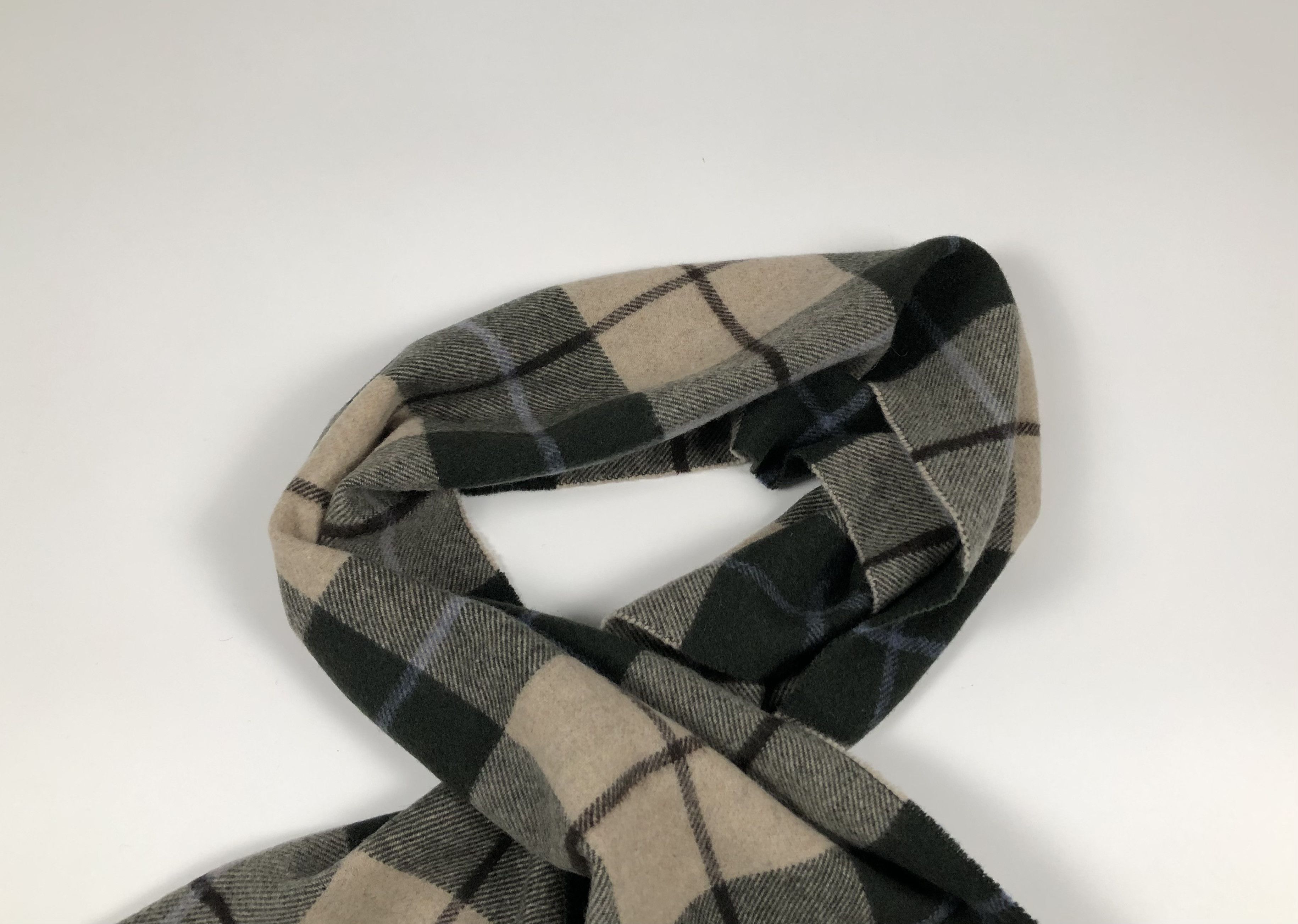 Eton Eton Tartan Wool Scarf Size ONE SIZE - 4 Thumbnail