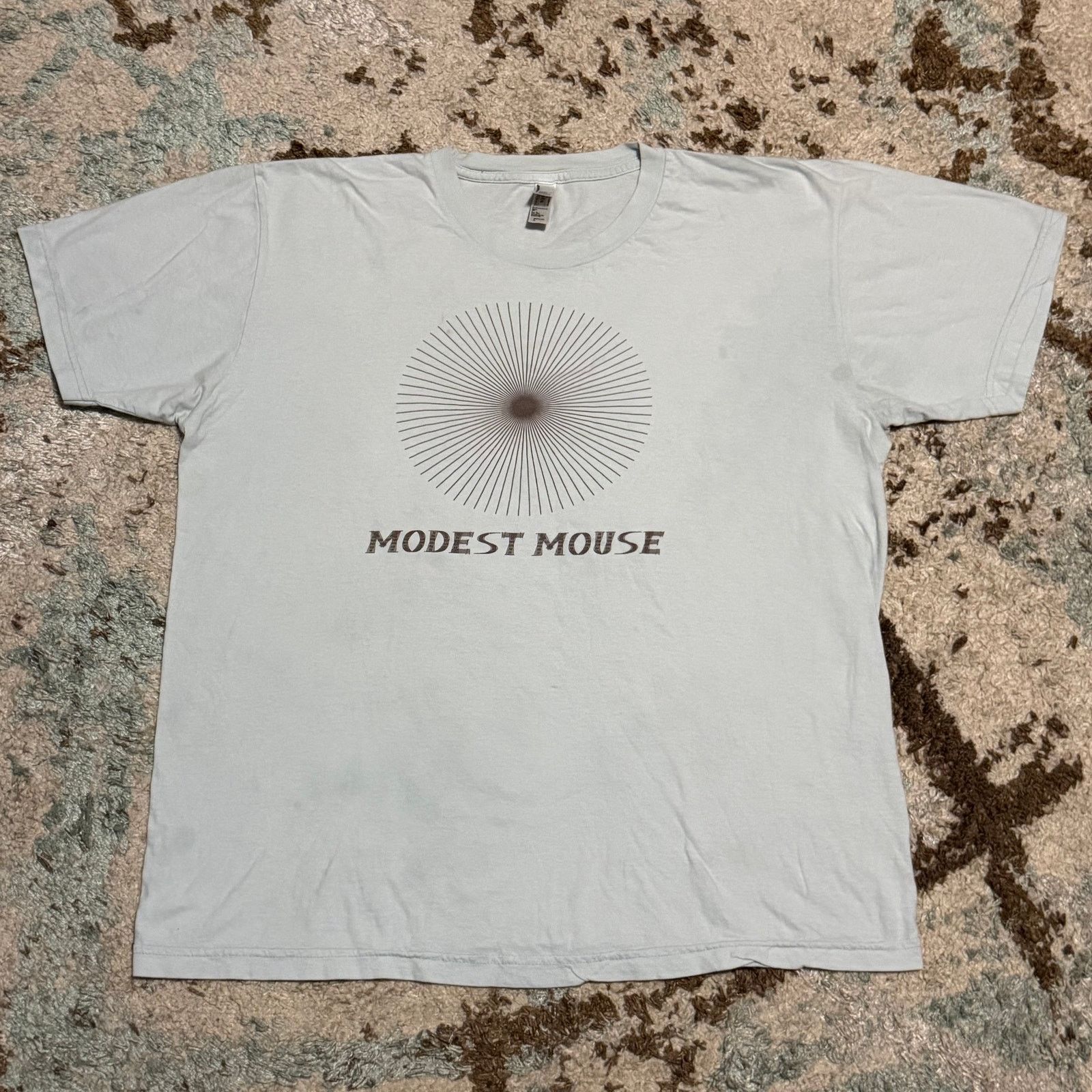 American Apparel Modest Mouse Sunburst Shirt Large Alternative Indie Band Tee Size US L / EU 52-54 / 3 - 2 Thumbnail