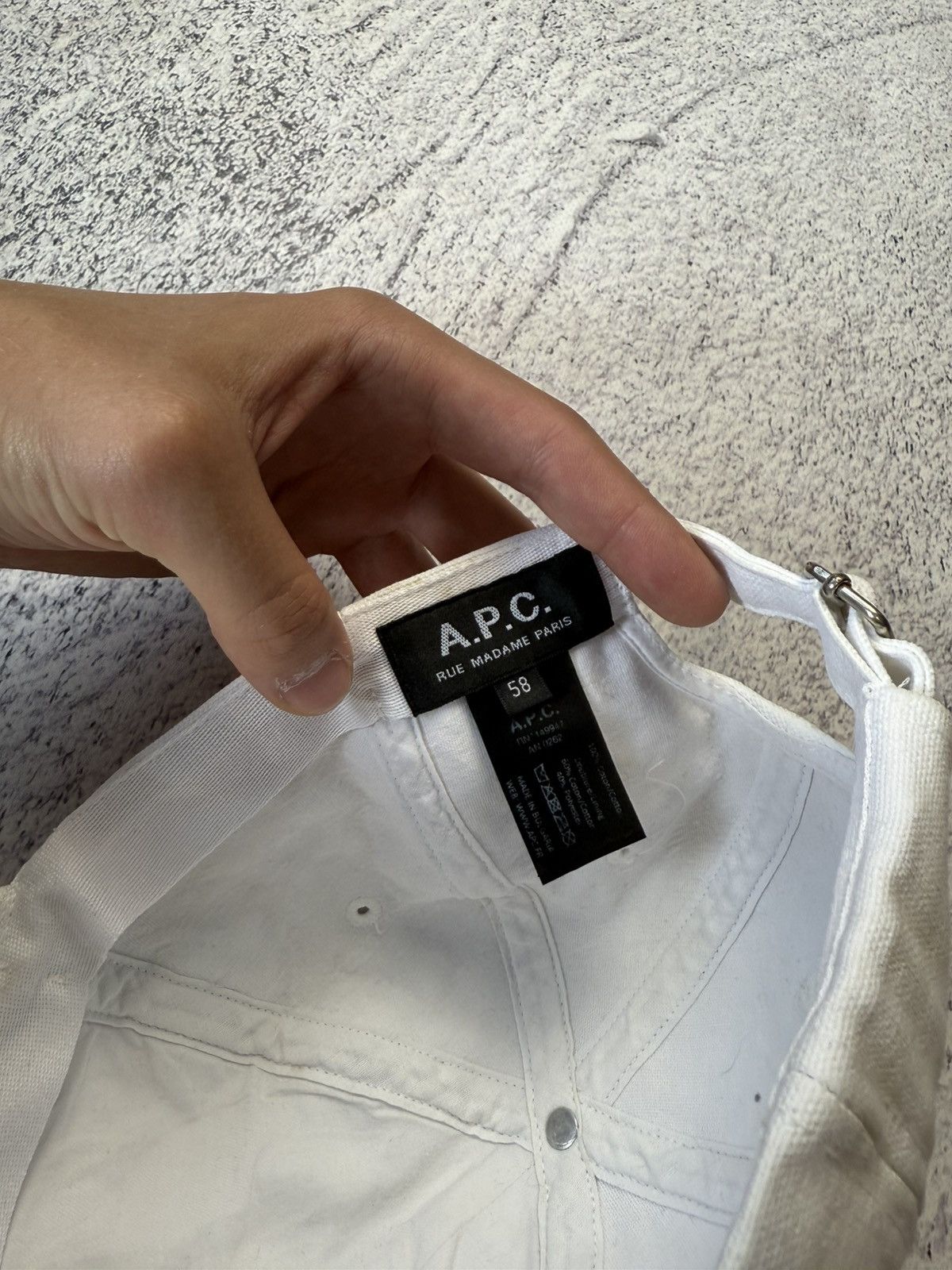 A.P.C. Vintage A.P.C White Cap Size ONE SIZE - 10 Thumbnail