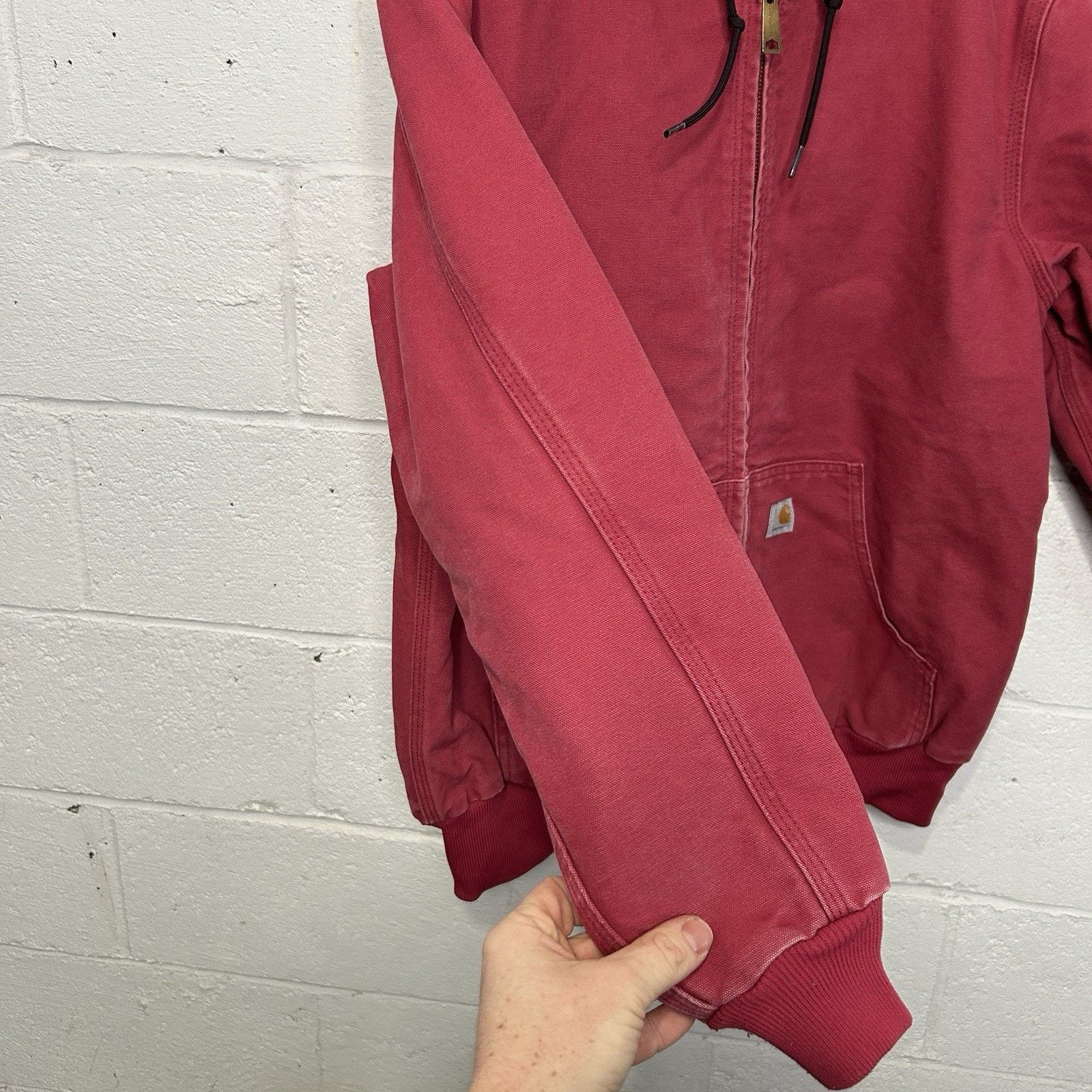 Carhartt Y2K Carhartt Quilted Hooded Jacket “Crabapple Pink” WJ130 Size M / US 6-8 / IT 42-44 - 7 Thumbnail