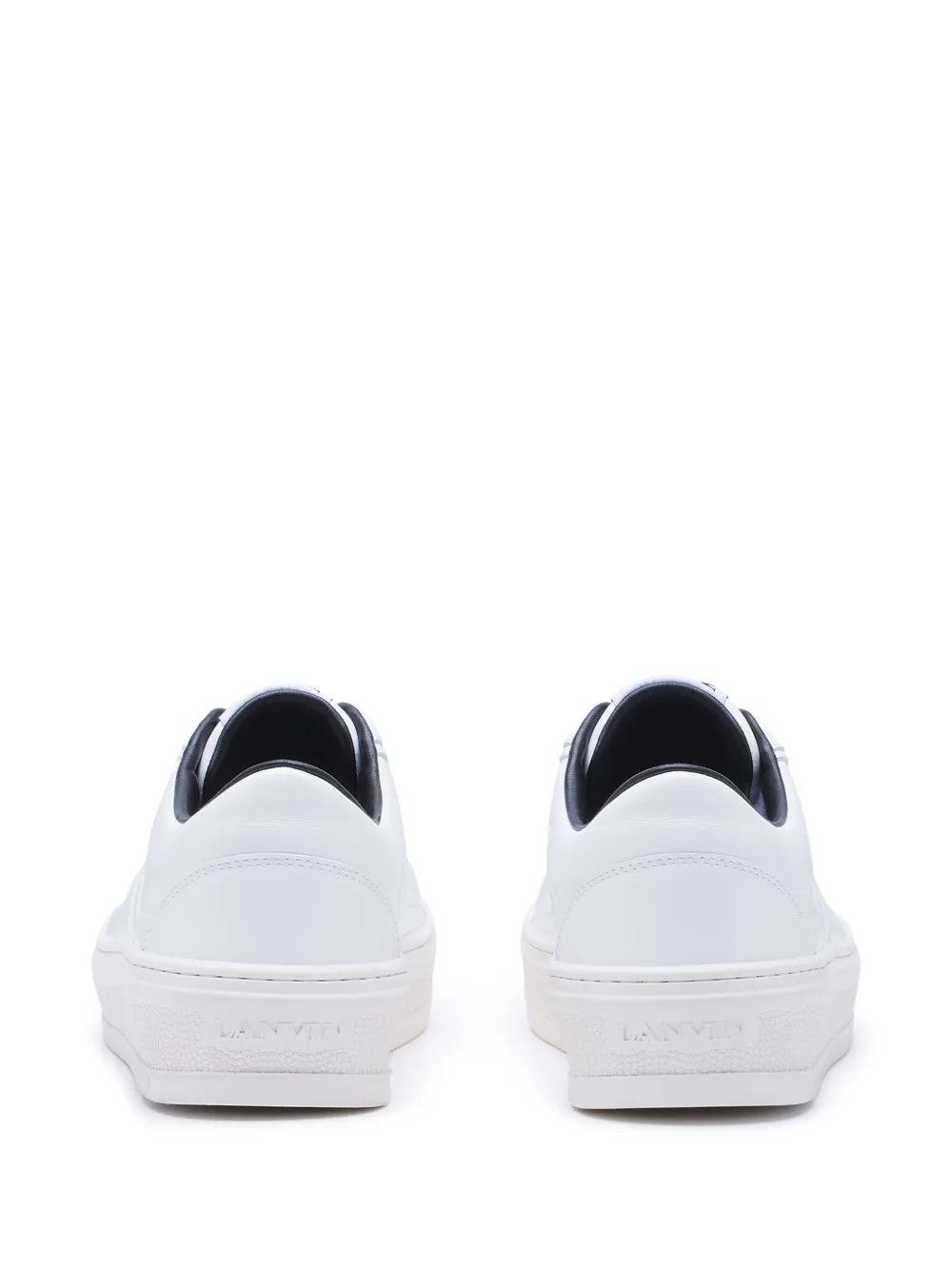 Lanvin oc11z0526 Leather Sneakers in White Size US 10.5 / EU 43-44 - 3 Thumbnail