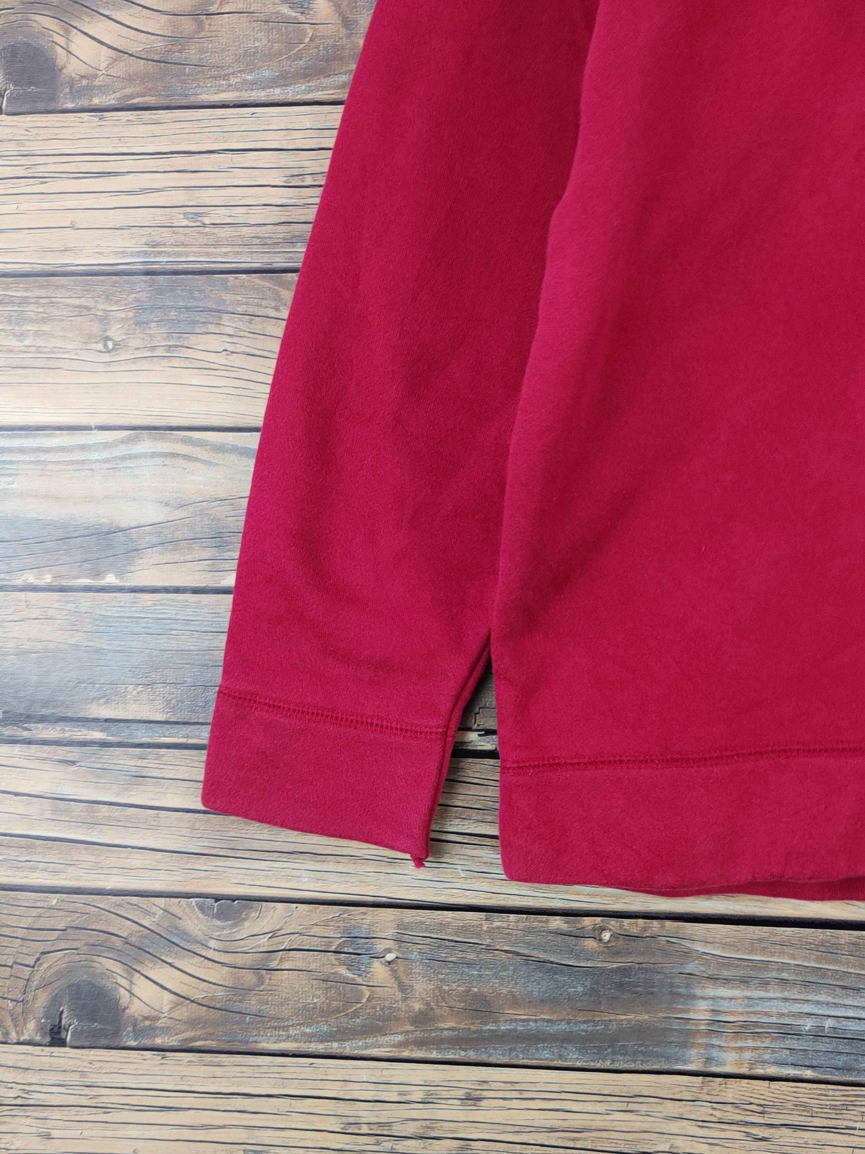 Japanese Brand × Vintage Uniqlo japan vintage Red Sweatshirts #W963 Size US S / EU 44-46 / 1 - 4 Thumbnail
