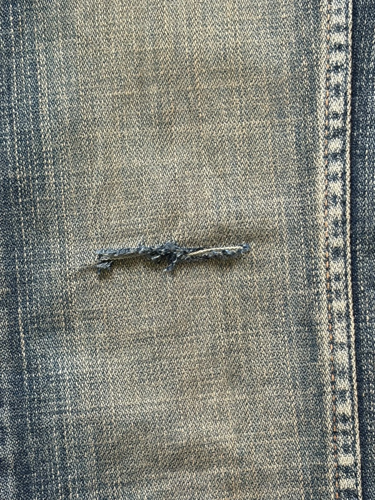 Diesel Vintage Japanese Brand Distress Low Rise Flare Jeans Size 28" / US 6 / IT 42 - 3 Thumbnail