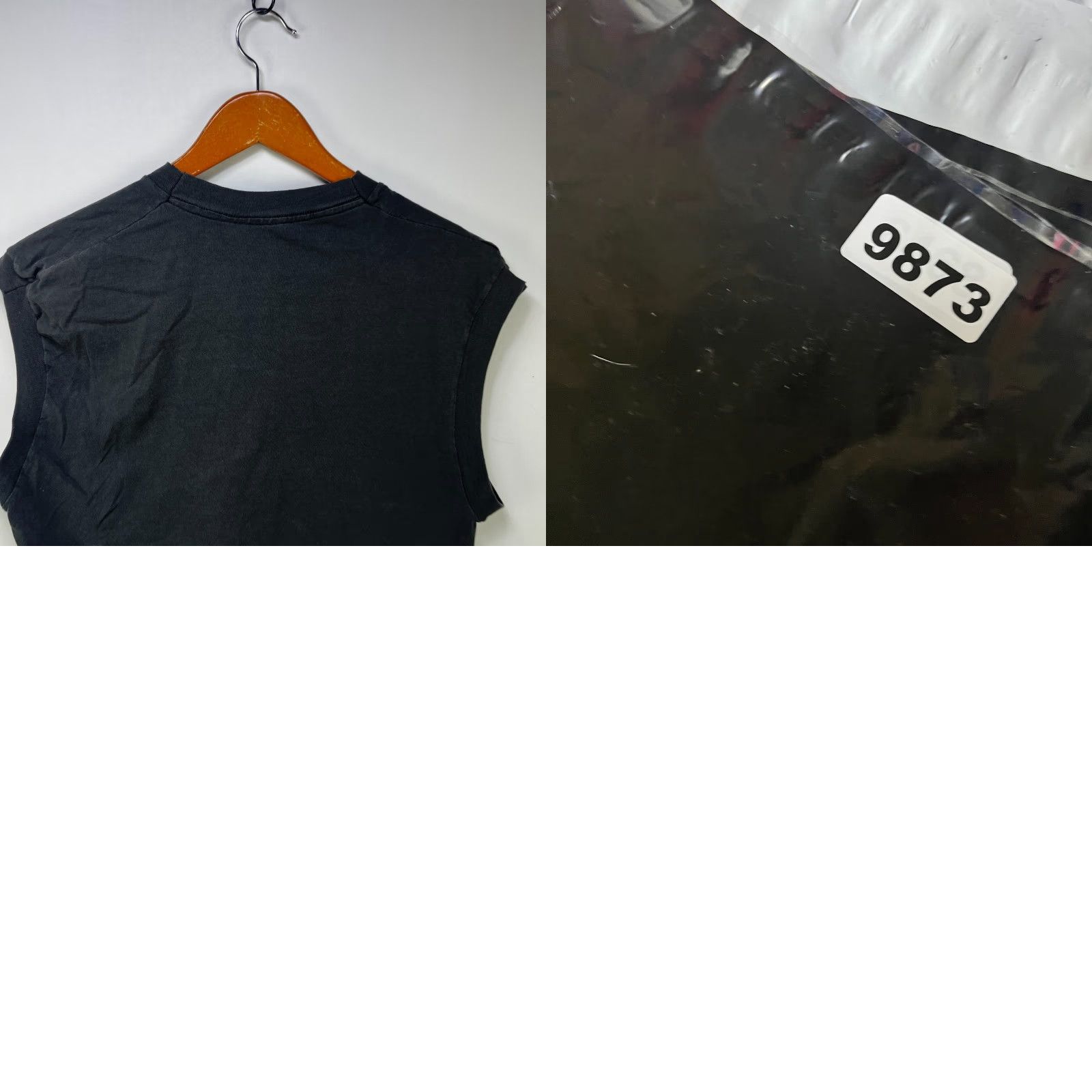 Vintage VINTAGE Sun Faded Blank Black Sleeveless Shirt M Size US M / EU 48-50 / 2 - 8 Thumbnail