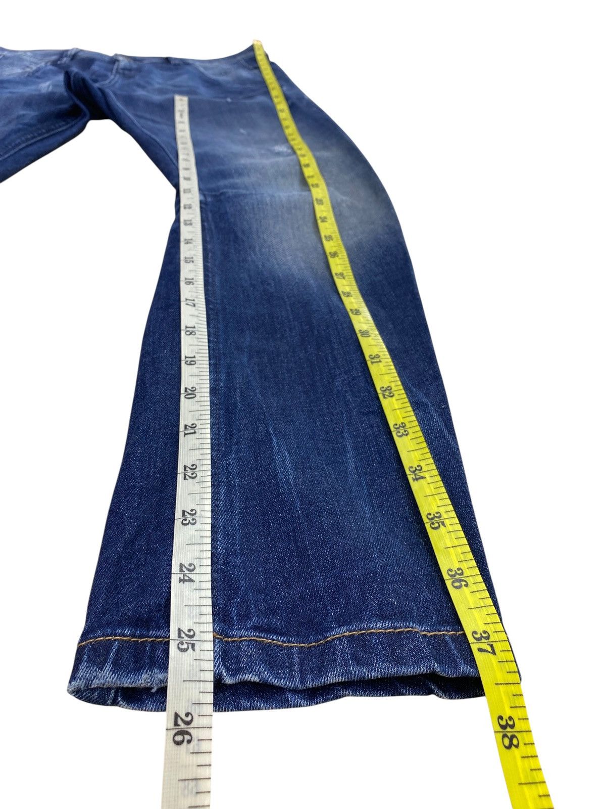 Japanese Brand Japanese Boyfriend Blue Wash Style Jeans Size US 31 - 11 Thumbnail