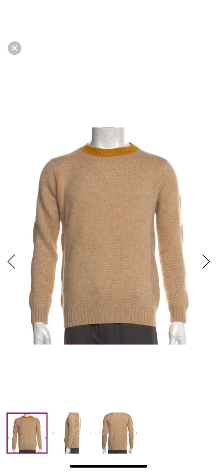 The Elder Statesman The Elder Statesman Cashmere Crew Neck Sweater (XS) Size US XS / EU 42 / 0 - 1 Thumbnail