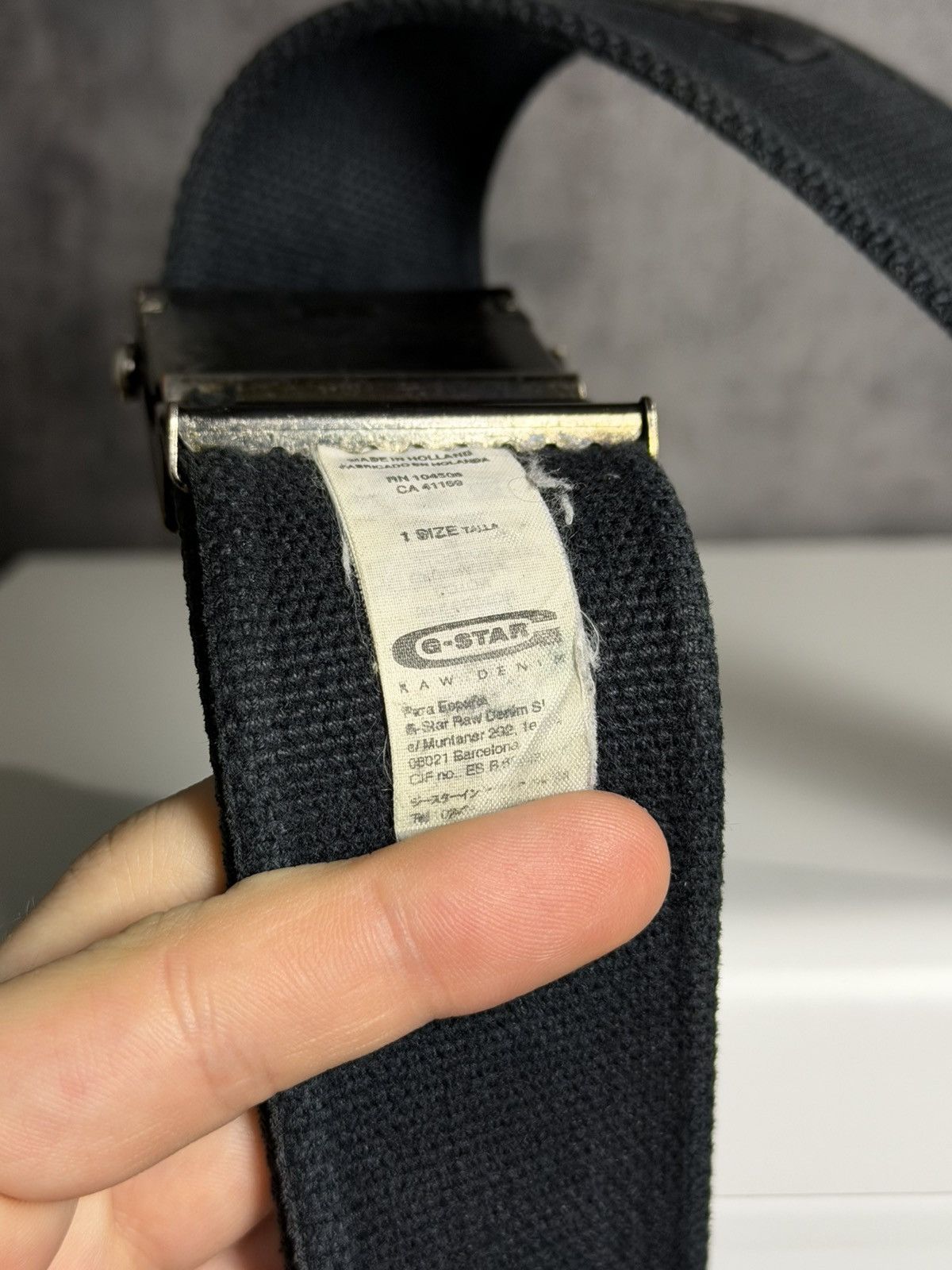 G-Star Sick Vintage G Star Metal Buckle Belt Y2K ERD Japanese 424 Size ONE SIZE - 9 Thumbnail