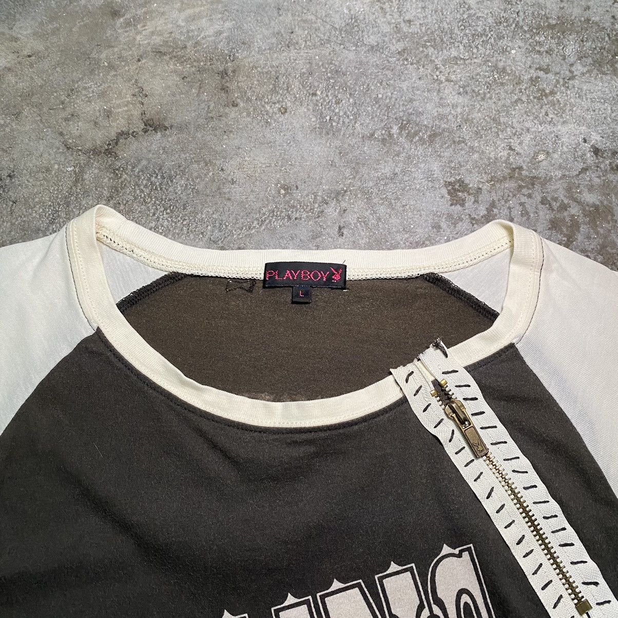 Playboy PLAYBOY FEELING LUCKY RAGLAN T SHIRT Size L / US 10 / IT 46 - 3 Thumbnail