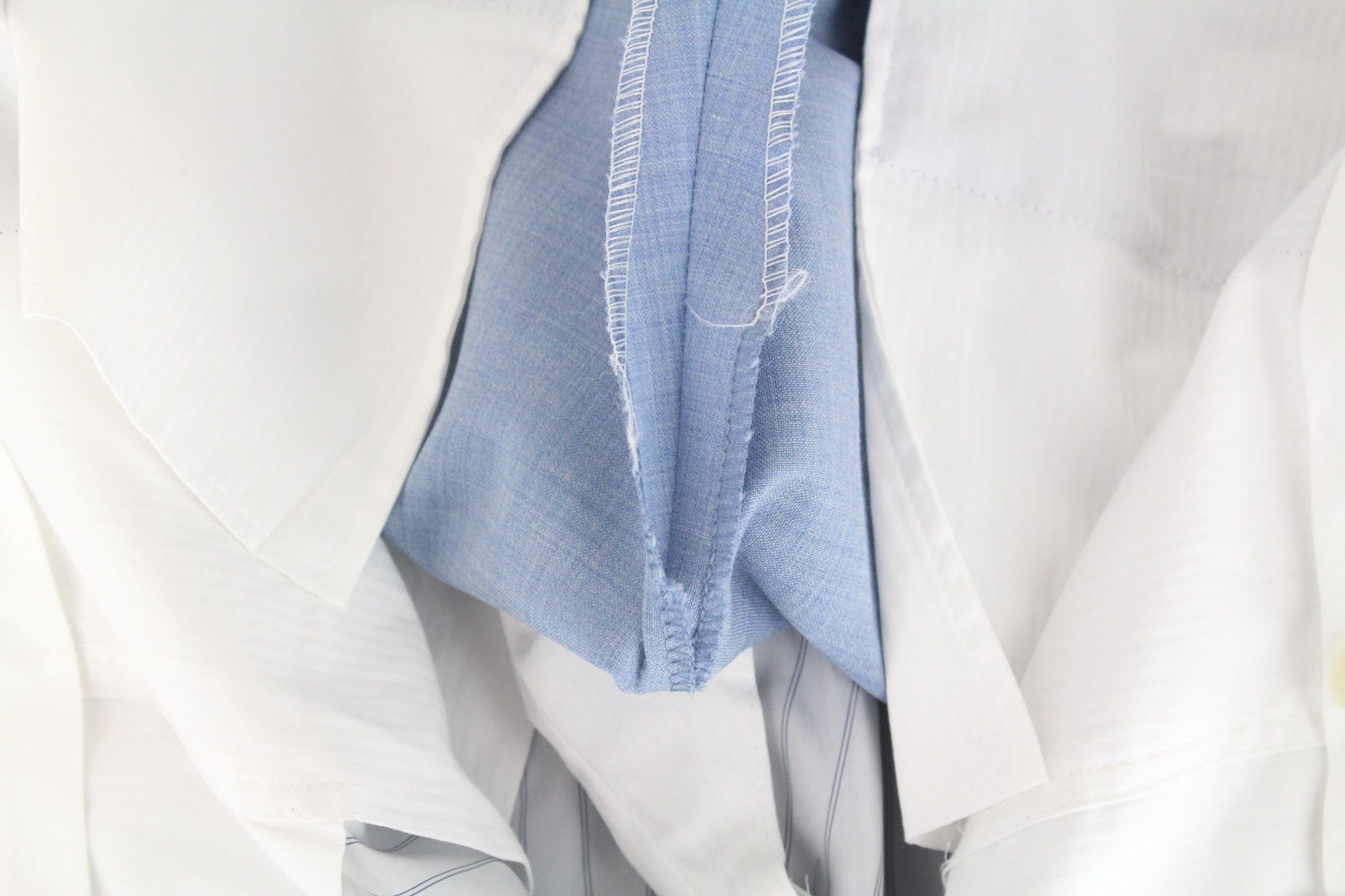 Suitsupply LAZIO UK36R Light Blue Wool Suit 67346 Size 36R - 16 Thumbnail