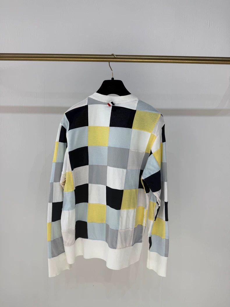 Thom Browne Thom Browne Colorful checkered cardigan Size L / US 10 / IT 46 - 2 Thumbnail