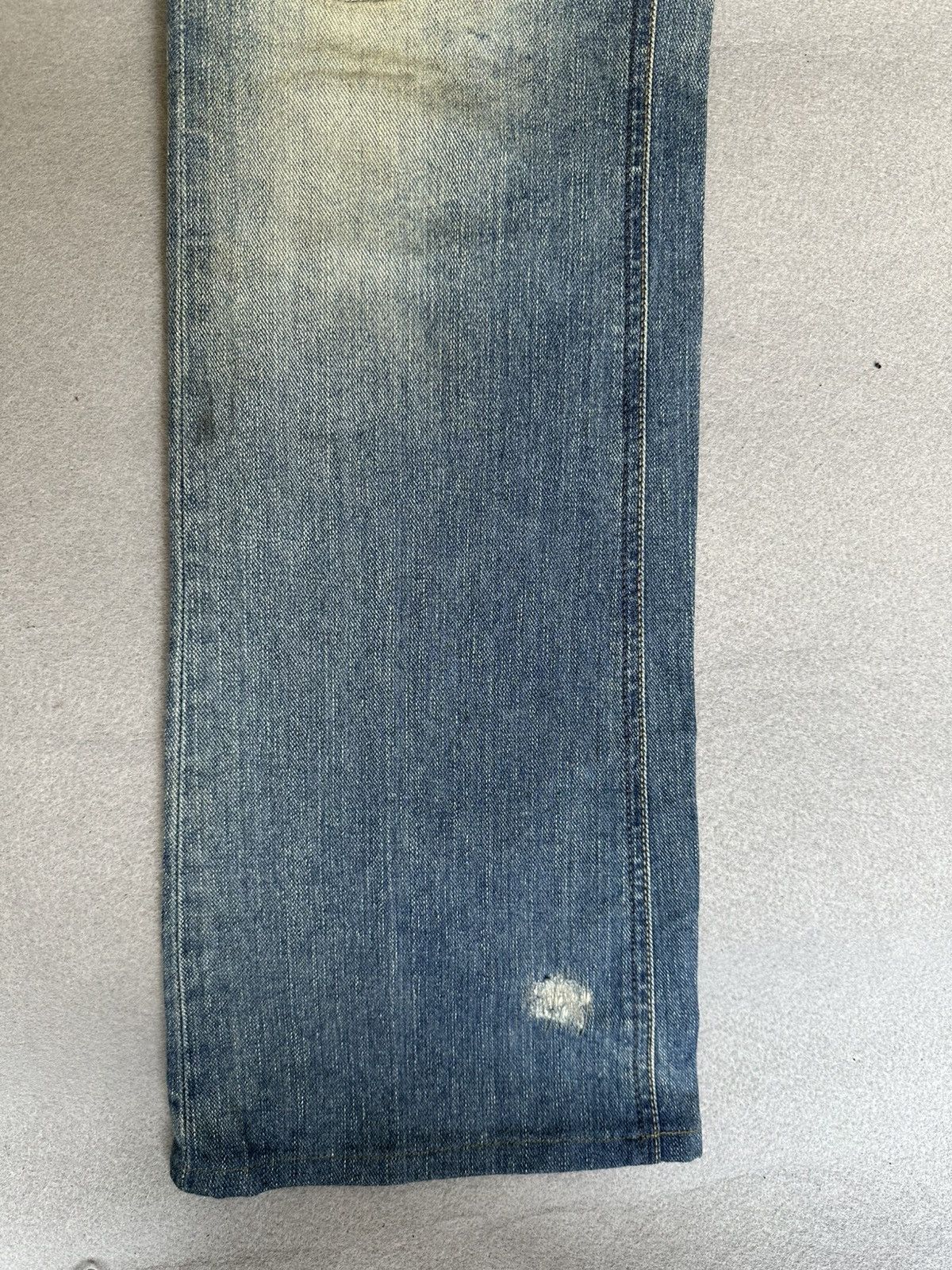 Japanese Brand FLARE Lee Distressed Design Denim Size US 32 / EU 48 - 5 Thumbnail