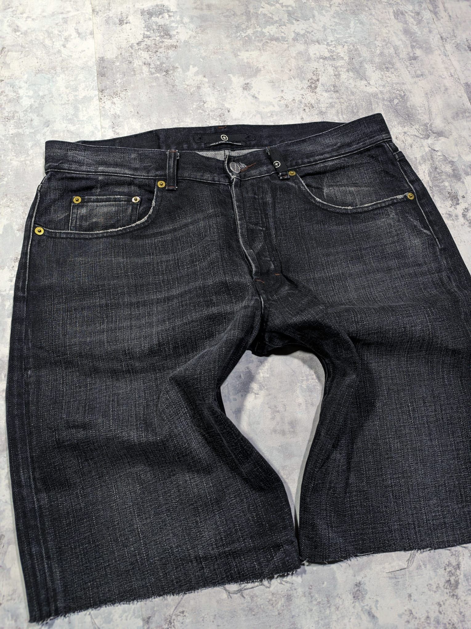 Stone Island × Vintage stone island aw 2006 cutoff denim shorts jorts archive Size US 36 / EU 52 - 3 Thumbnail