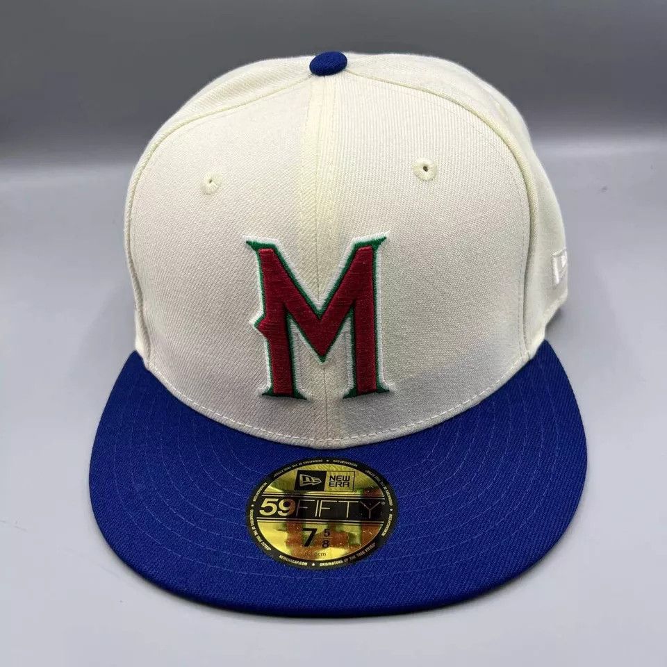 New Era Milwaukee Brewers Hat Men 7 5/8 59Fifty New Era MLB Fitted Size ONE SIZE - 4 Thumbnail
