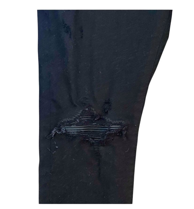 Amiri BLACK MX1 WITH PLEATED LEATHER Size US 40 / EU 56 - 6 Thumbnail