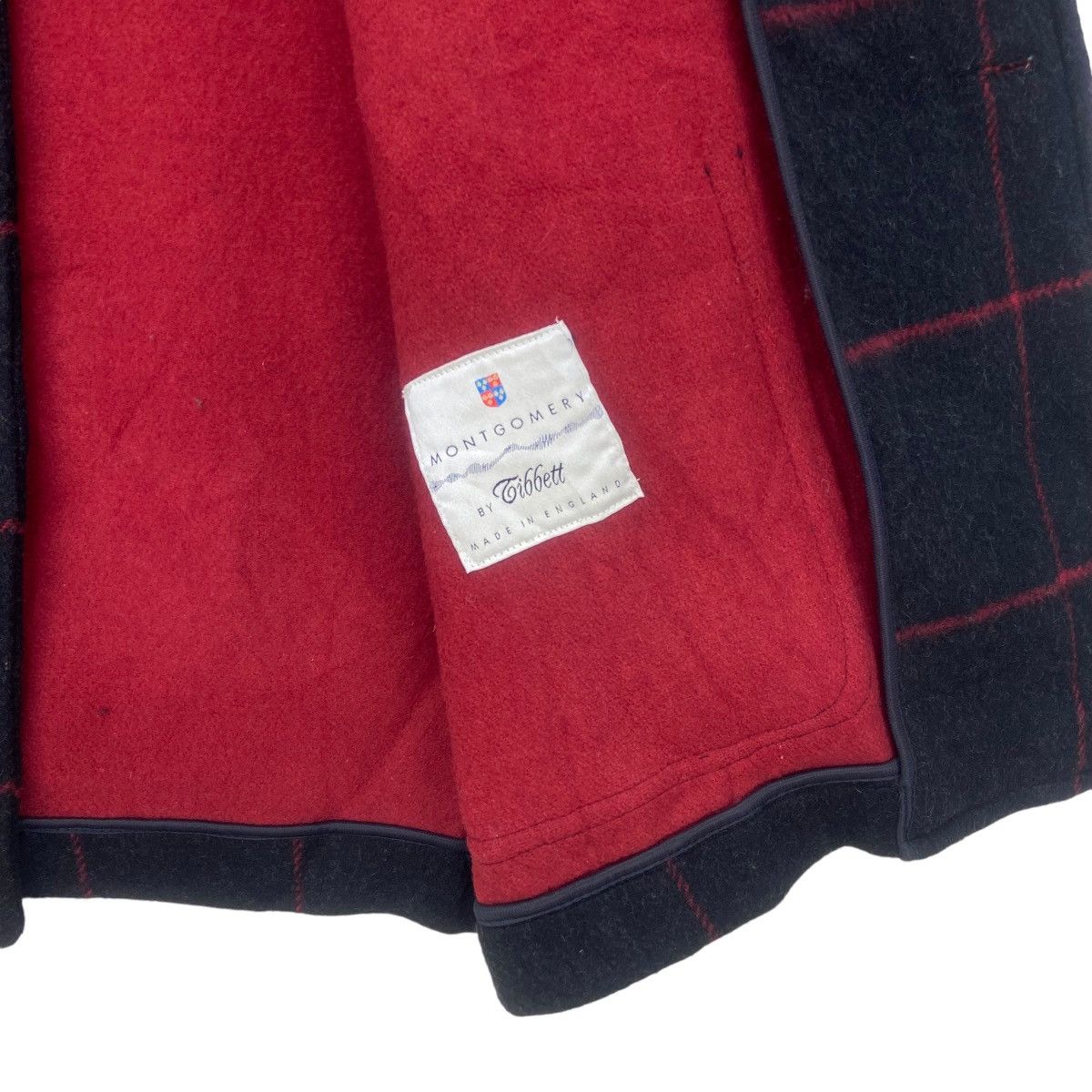 Original Montgomery Made in England Montgomery Checkered Wool Heavy Coat Size US M / EU 48-50 / 2 - 10 Thumbnail