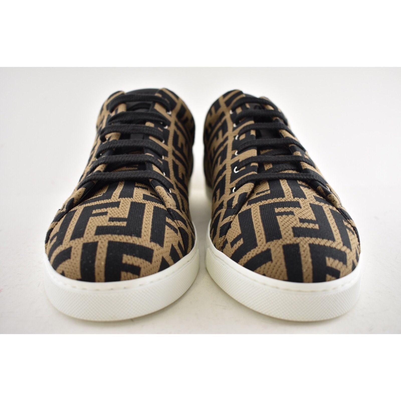 Fendi Fendi Forever Allover Logo Monogram Tabacco Brown Black Size US 13 / EU 46 - 8 Thumbnail