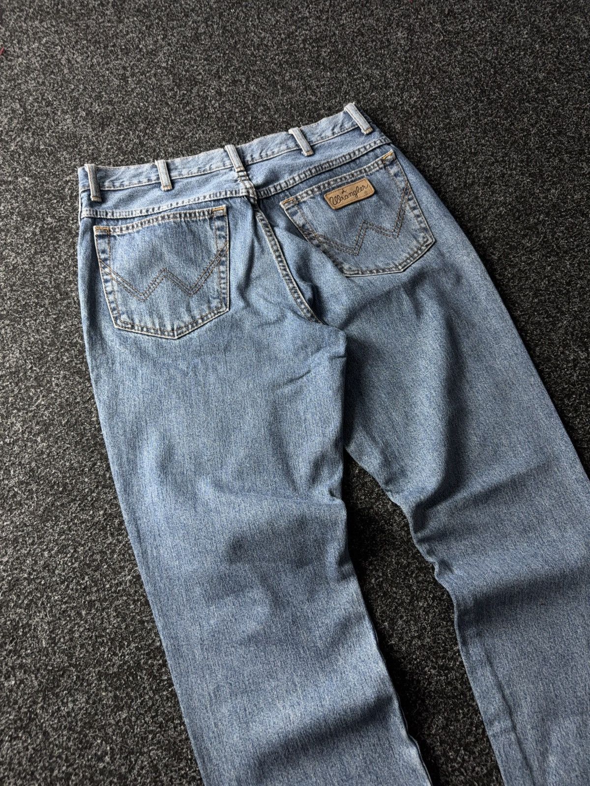 Wrangler Vintage 00s Western Wrangler cowboy style Denim pants jeans Size US 35 - 10 Thumbnail