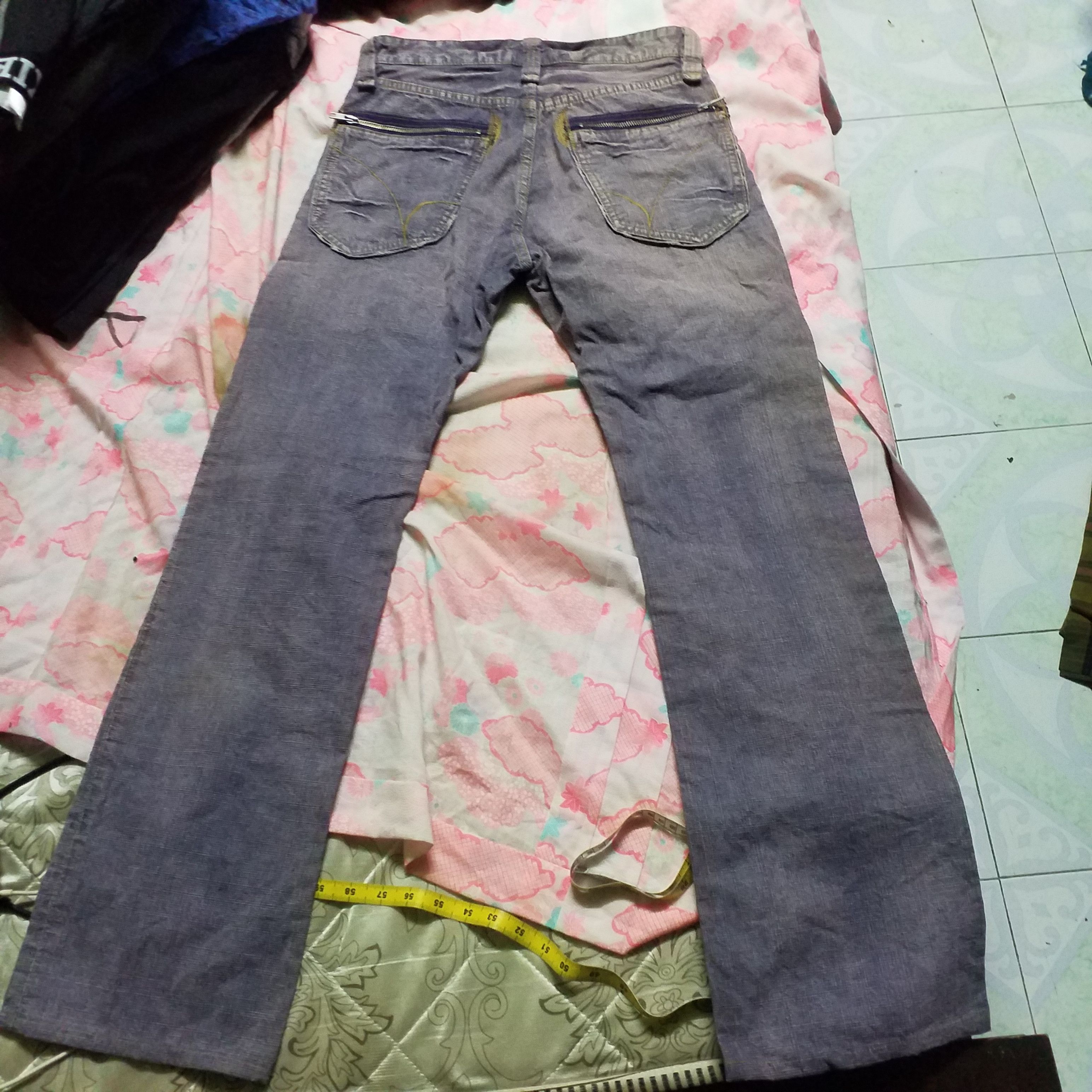 Other BACK NUMBER BUSHPANT JEANS FLARE LIGHT PURPLE Size 30" / US 8 / IT 44 - 4 Thumbnail