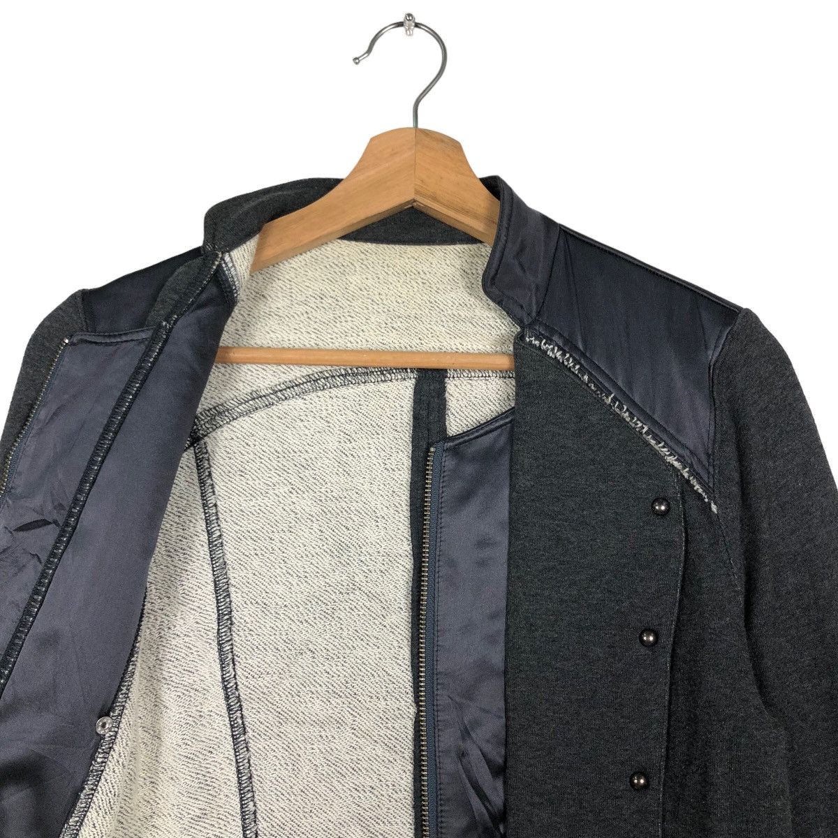 Japanese Brand 🔥Cropped Biker Jacket Bondage Design Issey Miyake Size US M / EU 48-50 / 2 - 9 Thumbnail