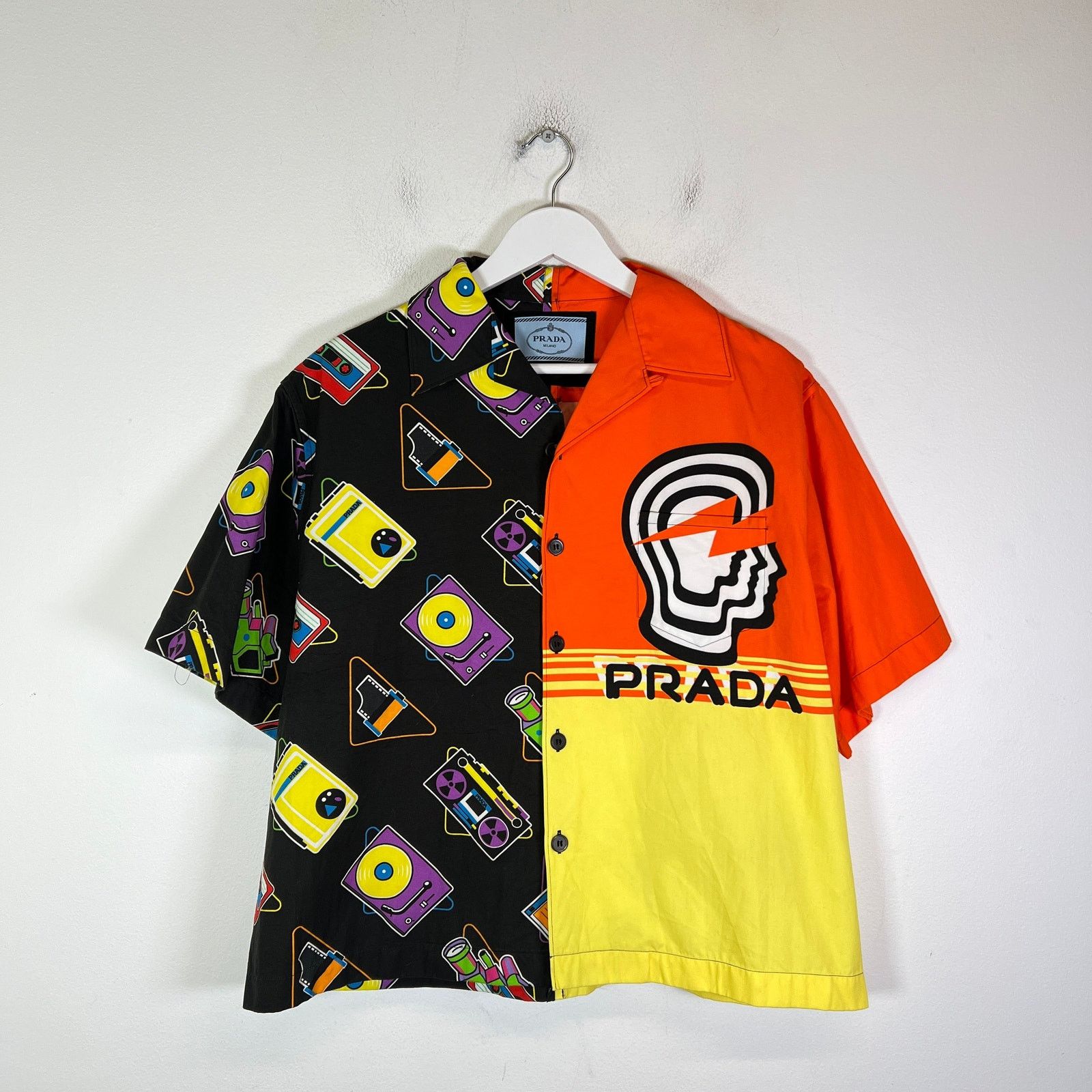 Prada Prada SS20 Brain Tape Double Match Shirt Size US L / EU 52-54 / 3 - 1 Thumbnail
