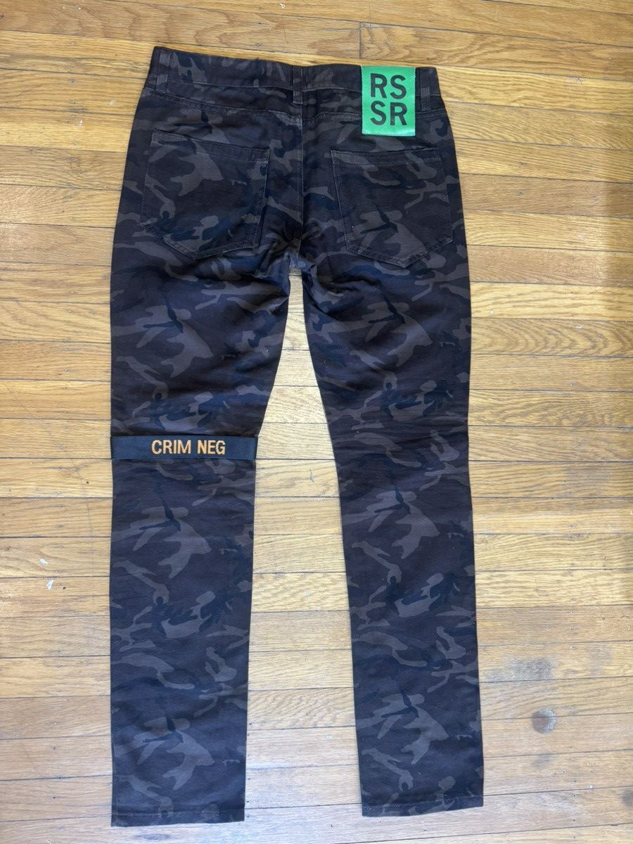Raf Simons × Sterling Ruby Raf simons crim neg camo pants Size US 32 / EU 48 - 1 Thumbnail