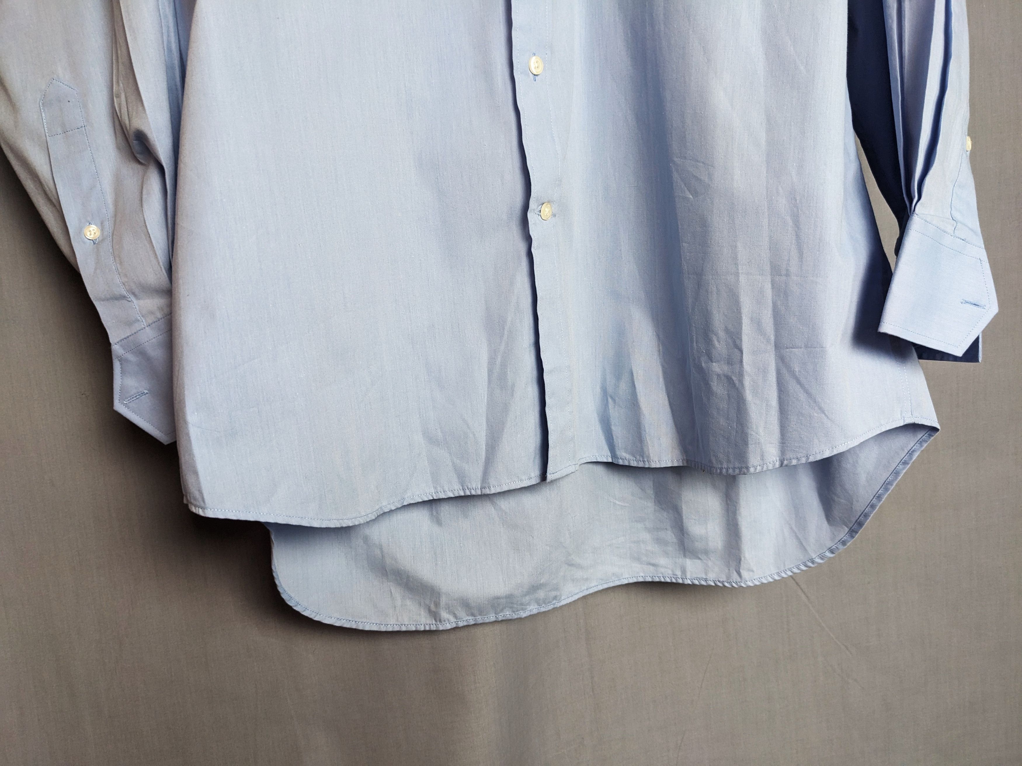 Dior Christian Dior Chemise Blue Button Up Shirt Mens Size US L / EU 52-54 / 3 - 5 Thumbnail
