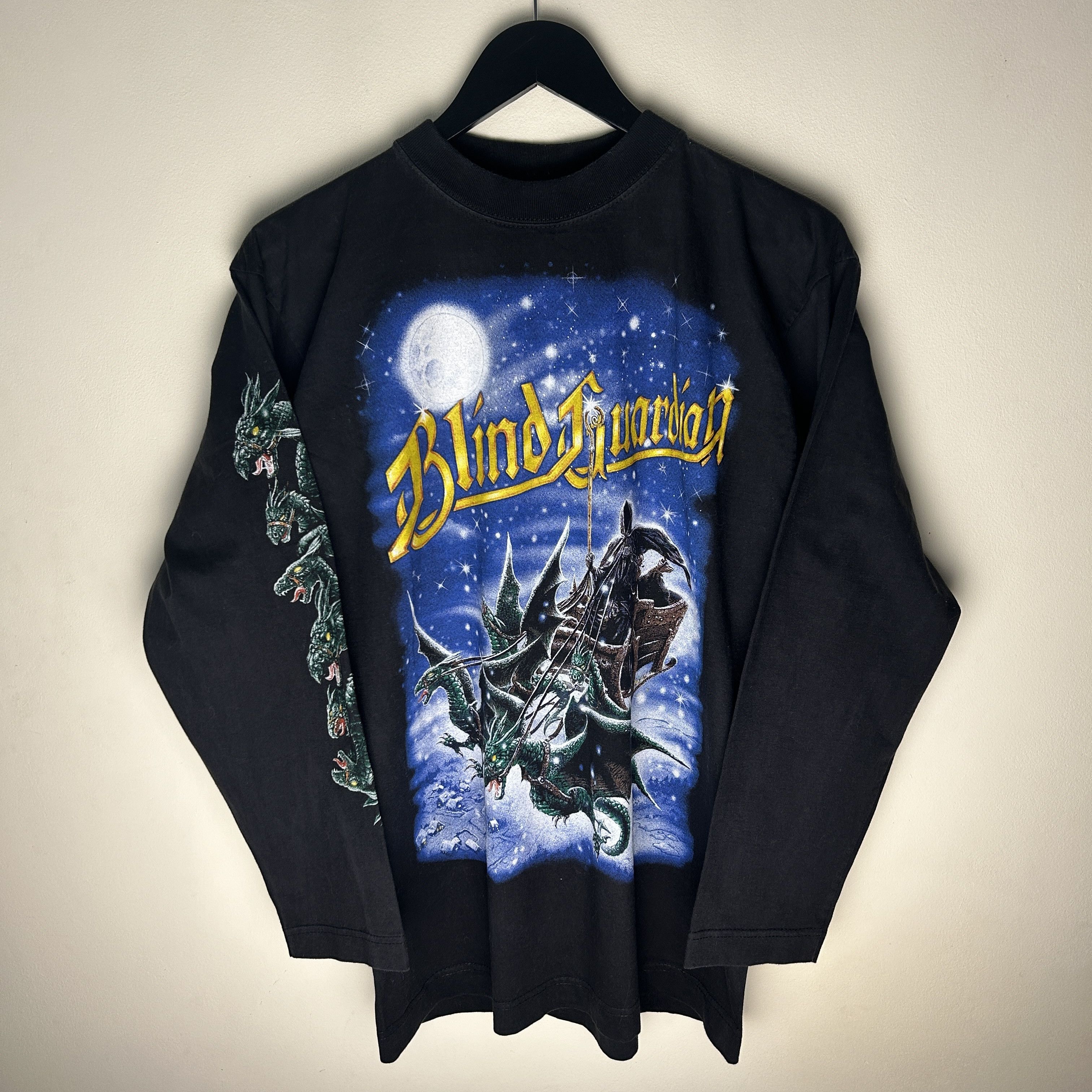 Band Tees Vintage Blind Guardian 1995 Longsleeve Band T-shirt Size US L / EU 52-54 / 3 - 1 Thumbnail